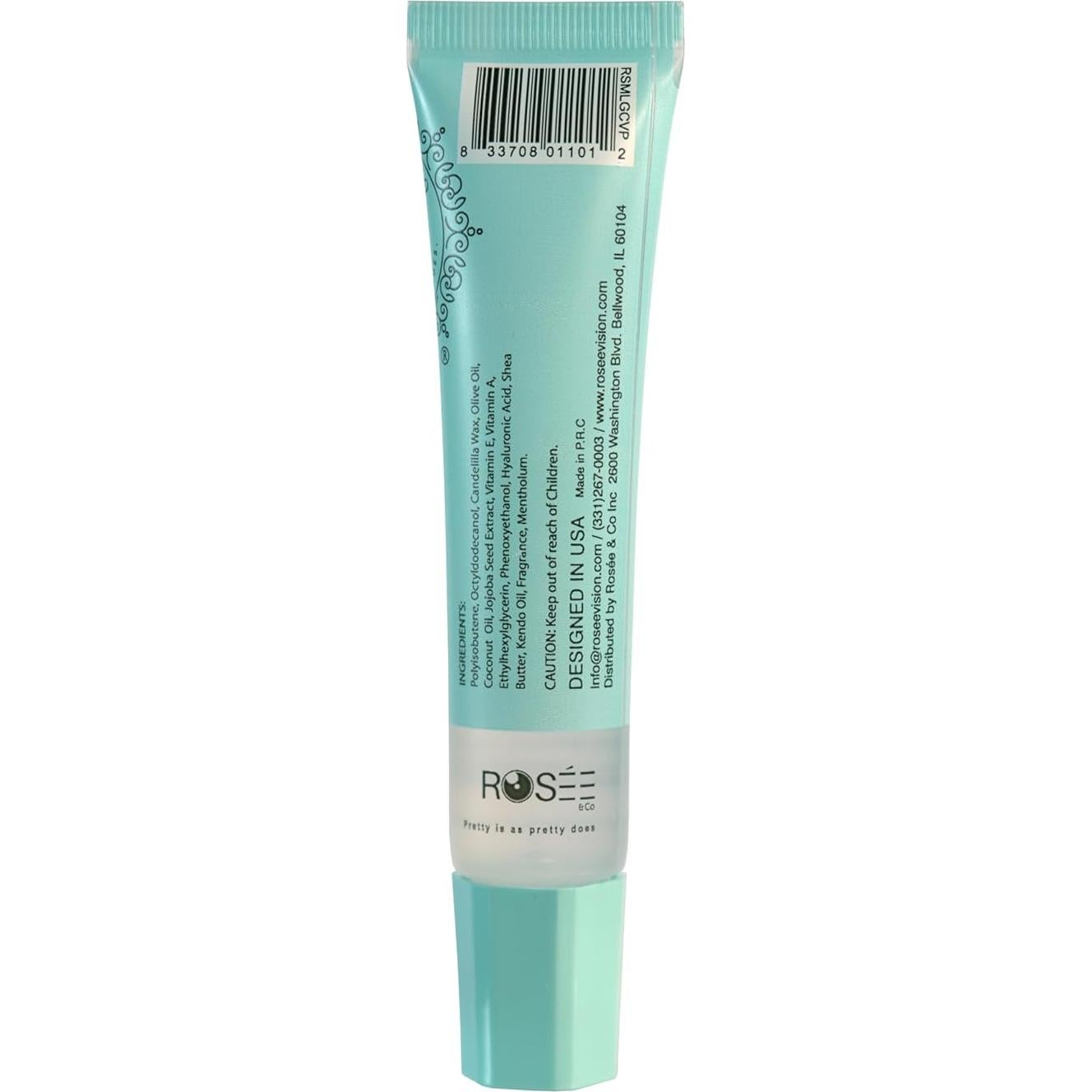 Brillo Labial Vegano Rosee & Co 14.79 ml Hidratante Transparente