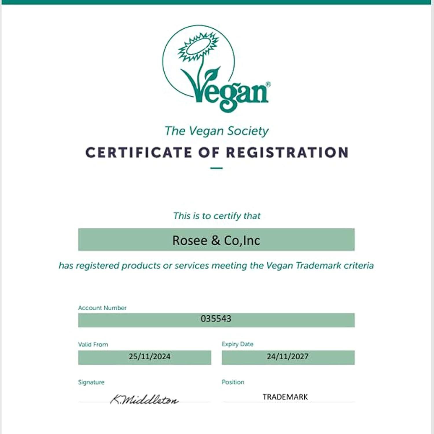 Brillo Labial Vegano Rosee & Co 14.79 ml Hidratante Transparente