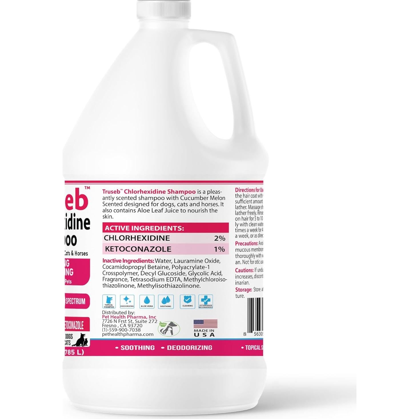 Champú Antifúngico y Antibacteriano Pet Health 3.78L