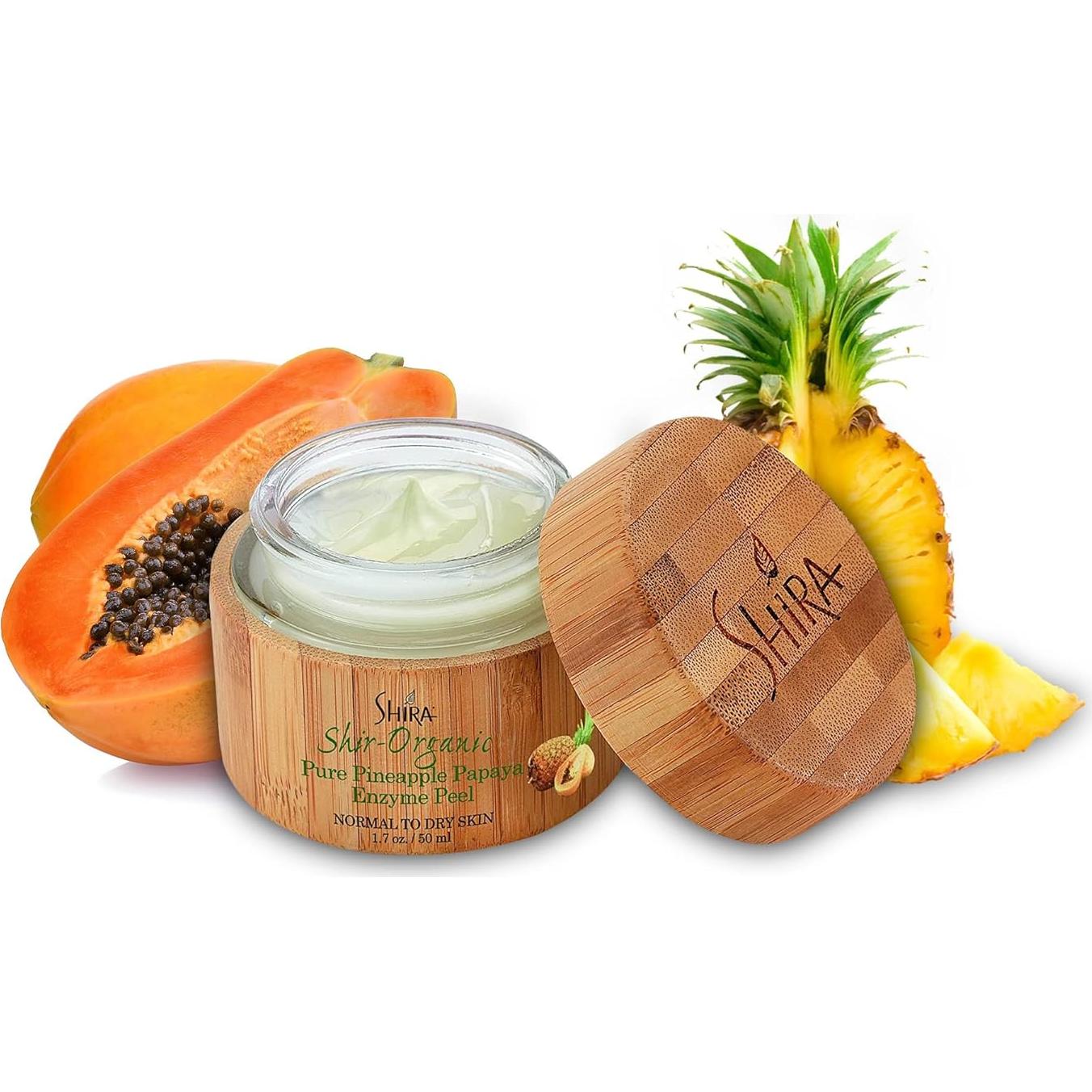 Peeling Enzimático Orgánico Shir 15ml - Piña y Papaya Natural