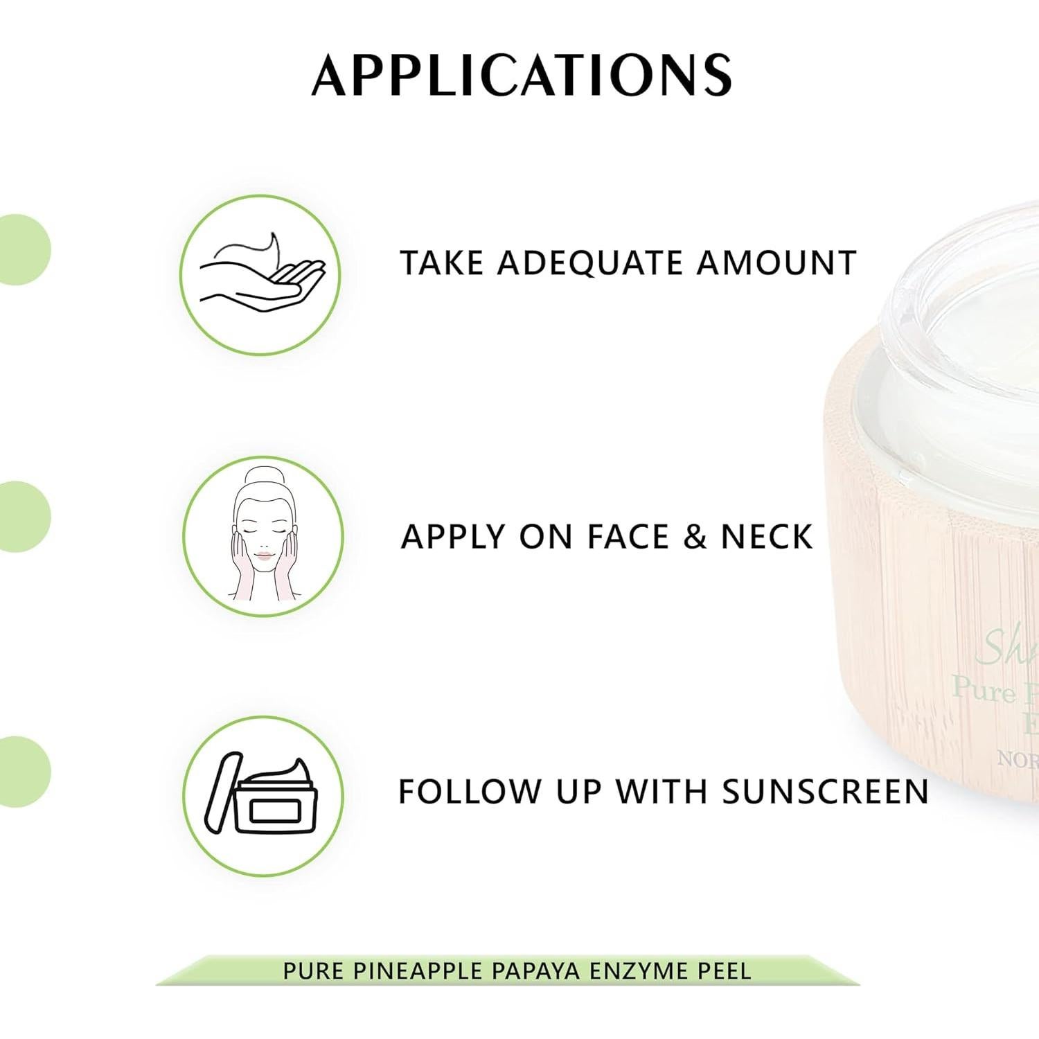 Peeling Enzimático Orgánico Shir 15ml - Piña y Papaya Natural