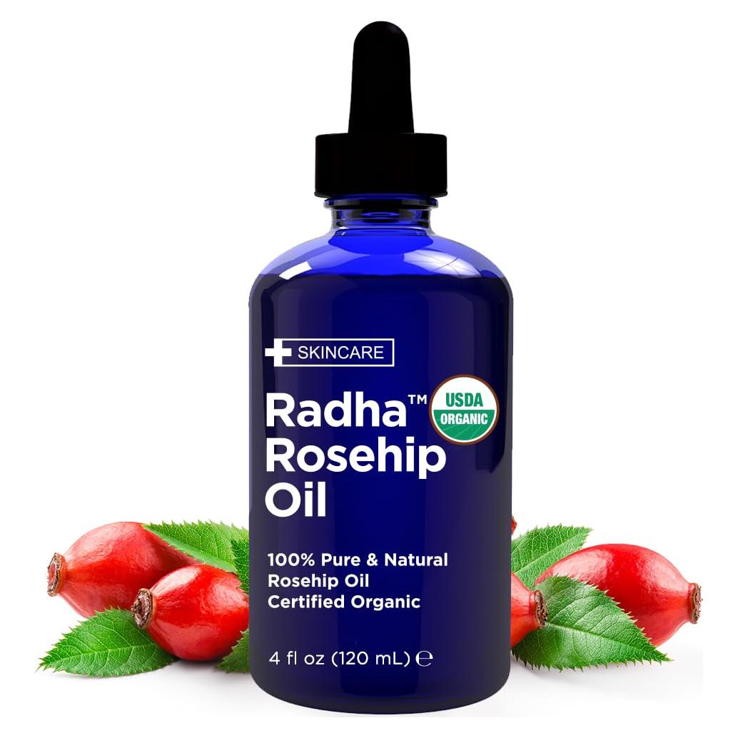 Aceite de Semilla de Rosa Mosqueta Orgánico Radha Beauty 118 ml