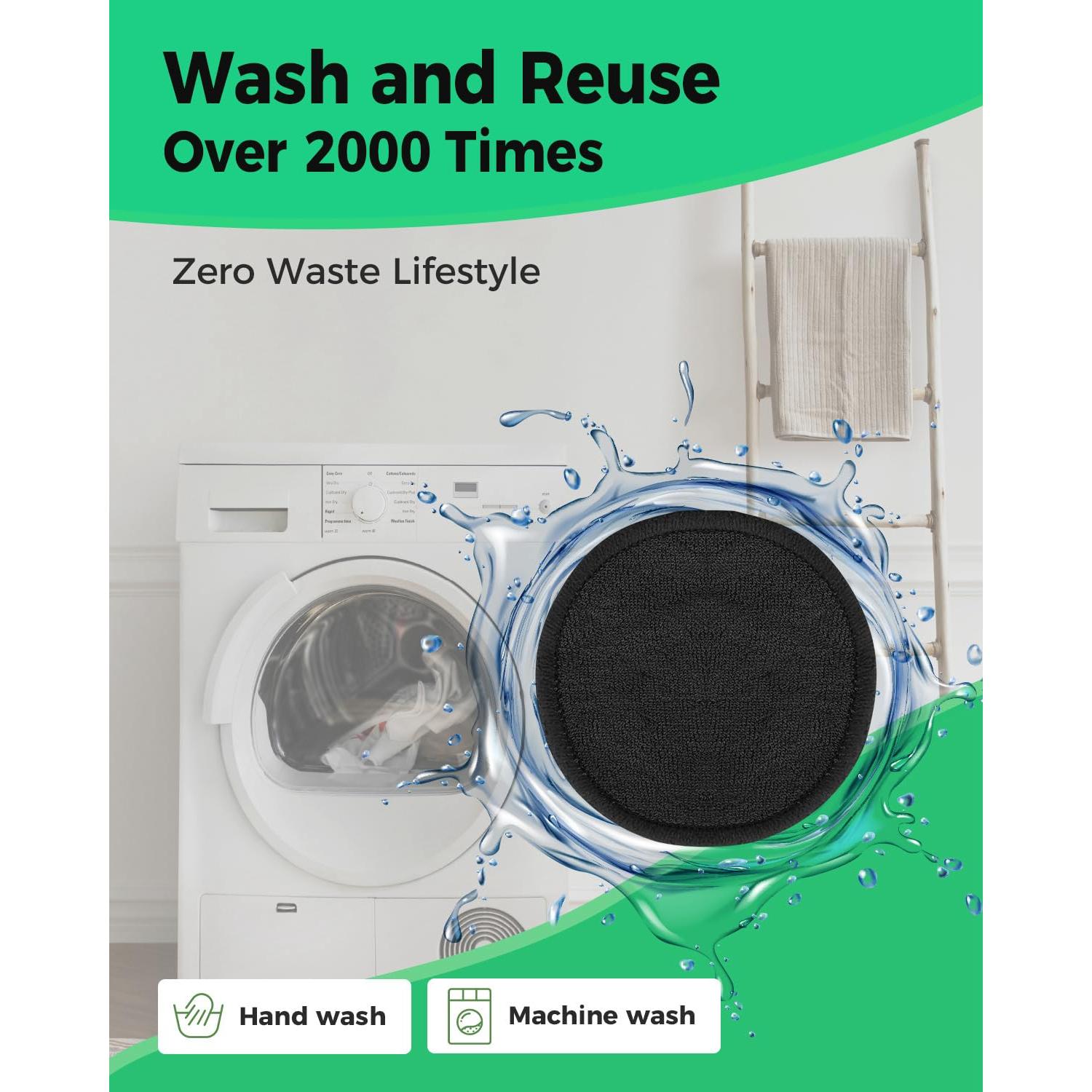 ProCIV Almohadillas Reutilizables de Algodón Orgánico 25 Unidades