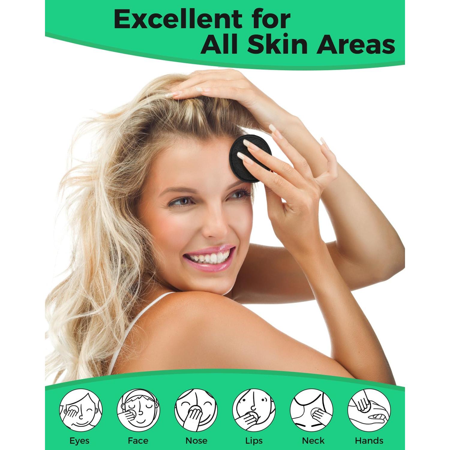 ProCIV Almohadillas Reutilizables de Algodón Orgánico 25 Unidades