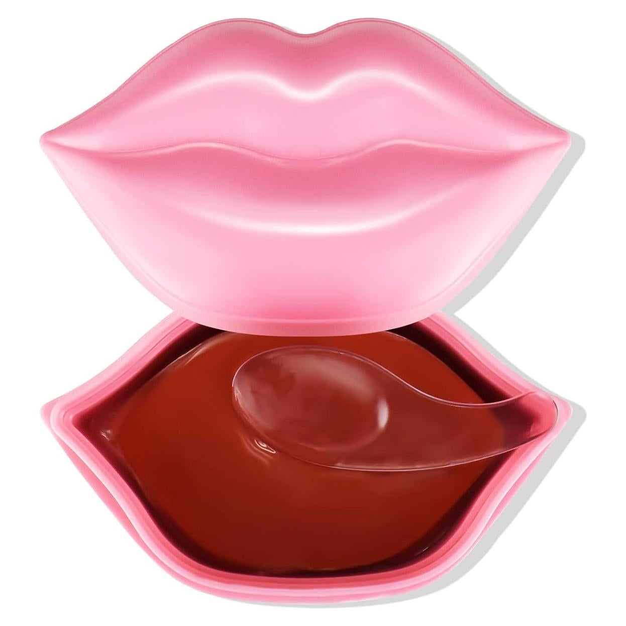 20 Mascarillas Hidratantes para Labios FREEORR - Gel Colágeno Rosa
