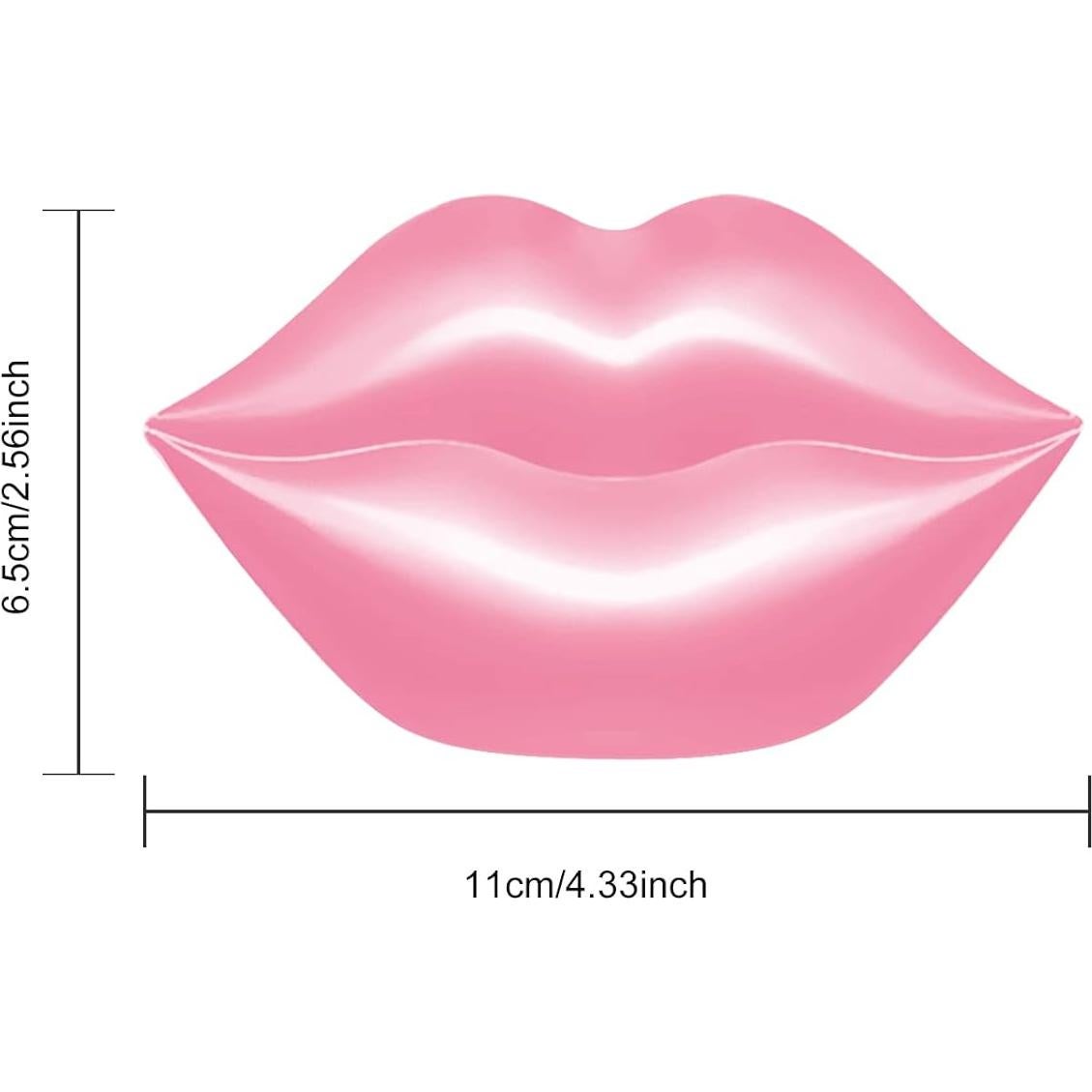 20 Mascarillas Hidratantes para Labios FREEORR - Gel Colágeno Rosa