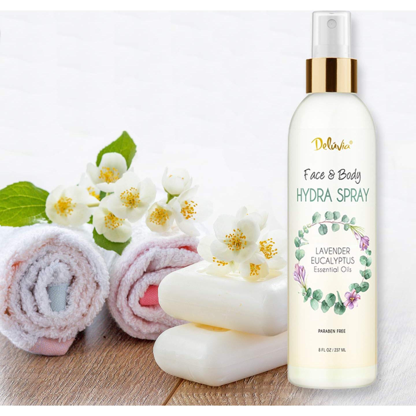 Spray Hidratante Deluvia 181ml Lavanda Eucalipto con Aloe Vera