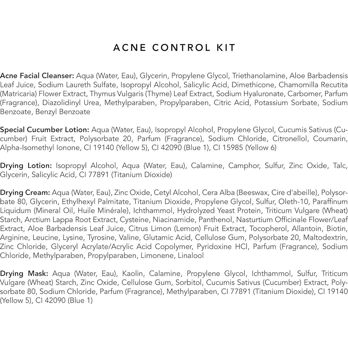 Kit de Cuidado Facial Antiacné Mario Badescu - 5 Productos