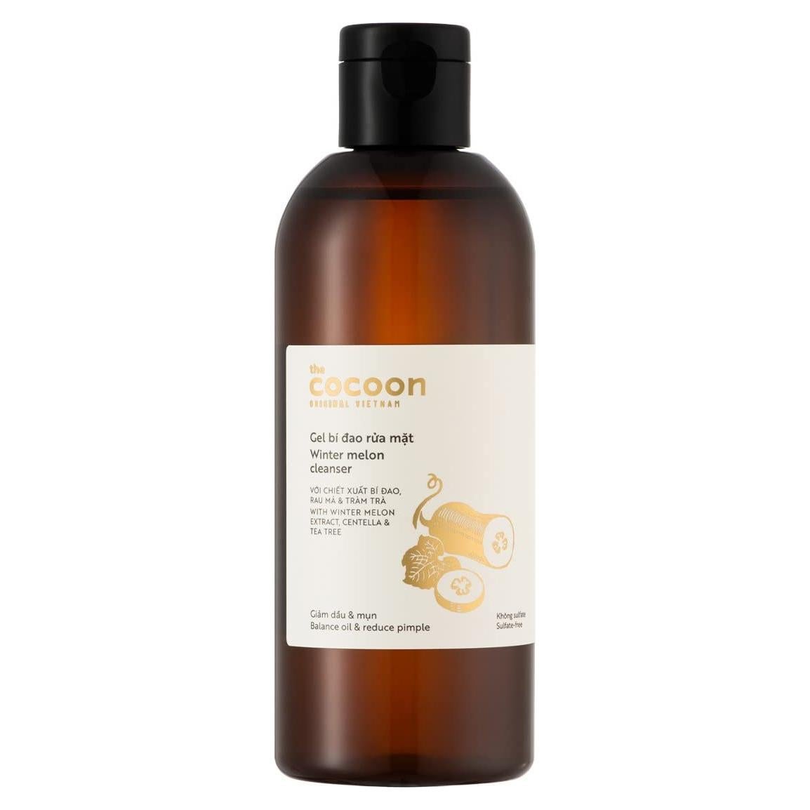 Limpiador Facial Cocoon 310 ml - Melón de Invierno Hidratante
