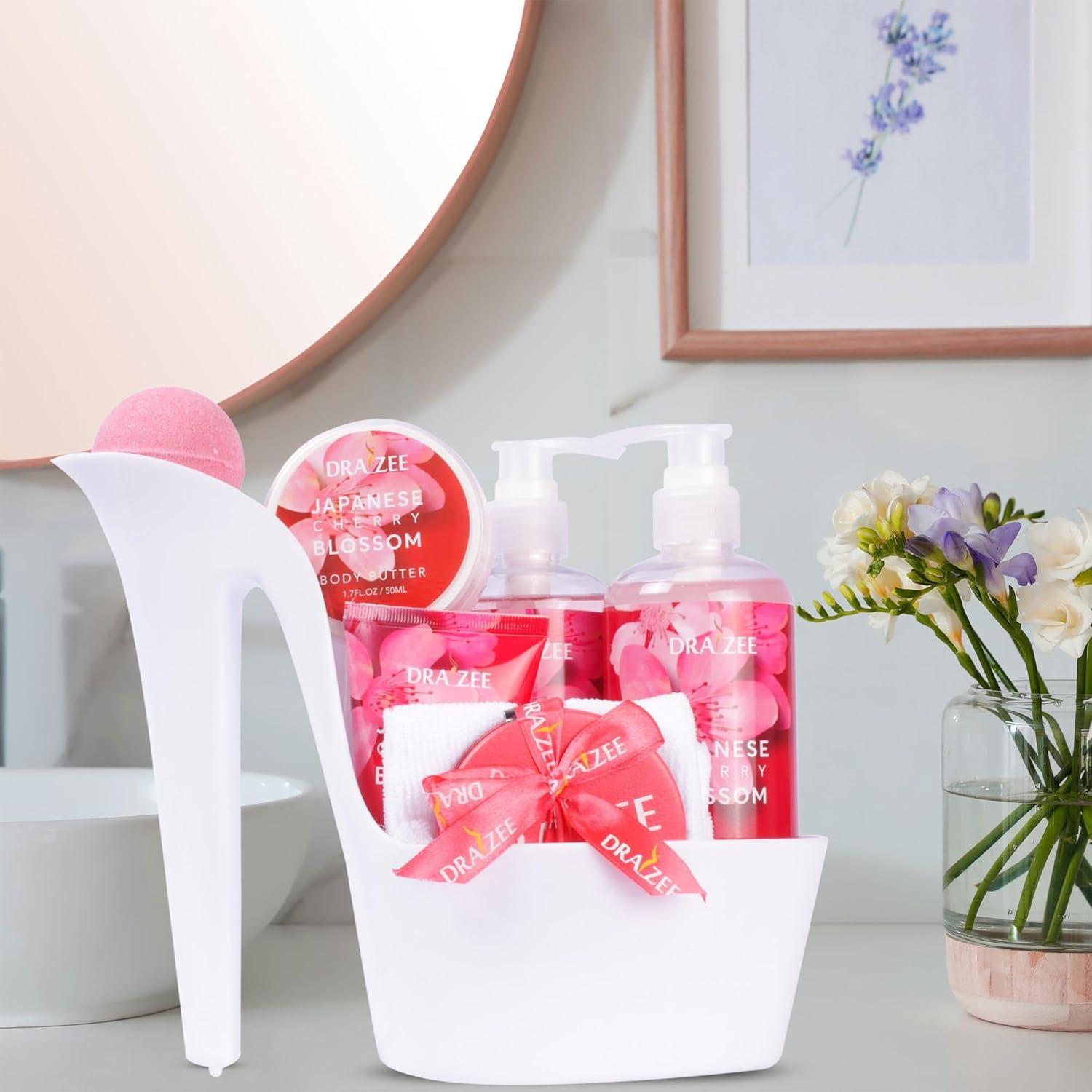 Set de Spa de Lujo Draizee - 8 Piezas Flor de Cerezo
