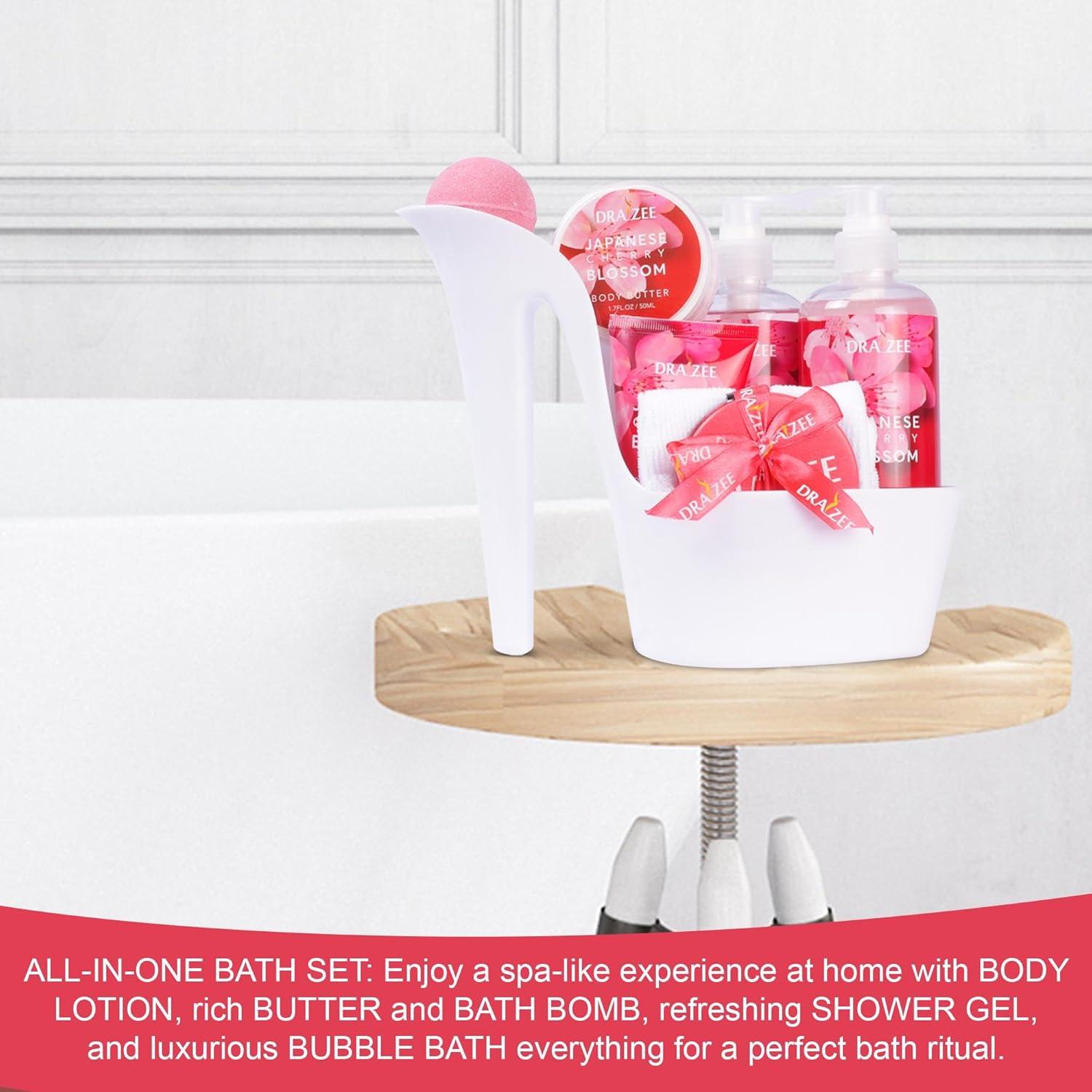 Set de Spa de Lujo Draizee - 8 Piezas Flor de Cerezo