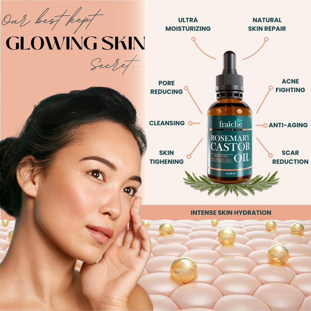 Aceite de Romero y Ricino Live Fraiche 60ml - Crecimiento Cabello