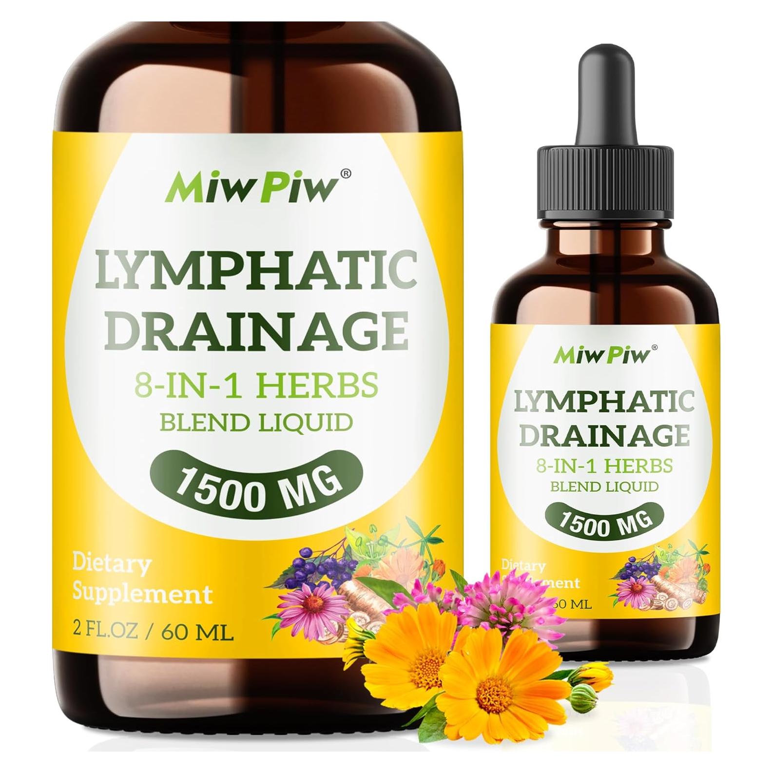 Gotas de Drenaje Linfático Miw Piw 59 ml - Suplemento Herbal