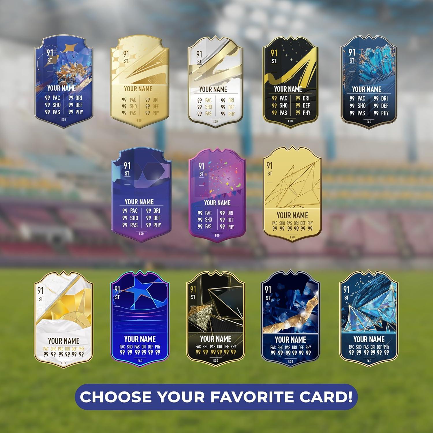 Placa Personalizada de Fútbol EGD - Decoración para Pared 21.6x14 cm