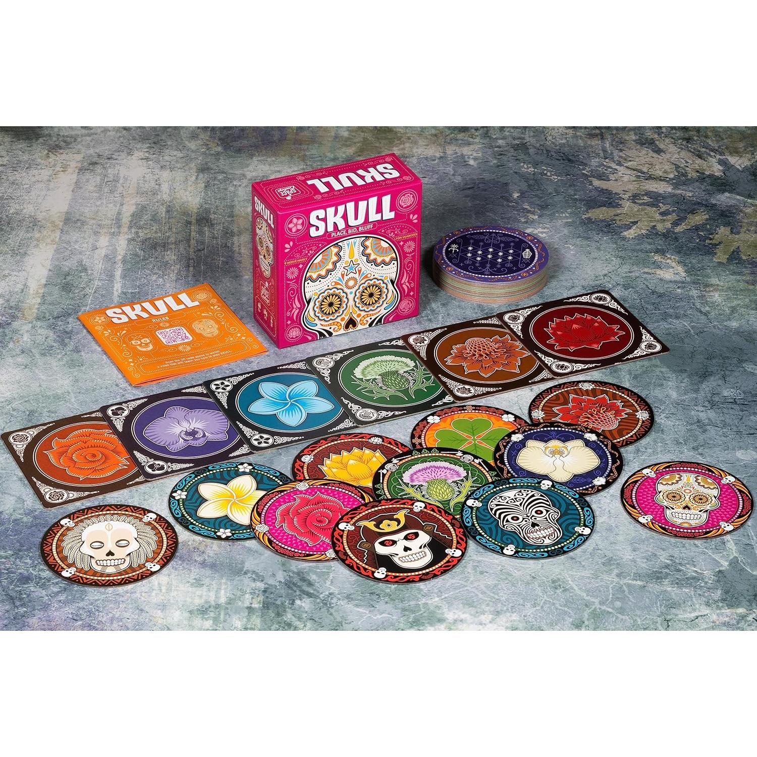 Juego de Mesa Skull - Engaño y Estrategia para 3-6 Jugadores