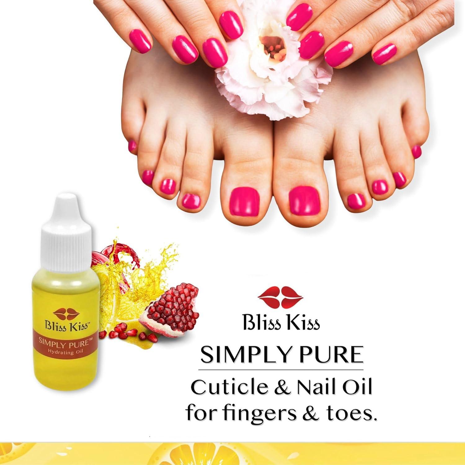 Aceite para Uñas Bliss Kiss Simply Pure 14.79 ml - Fortalecedor