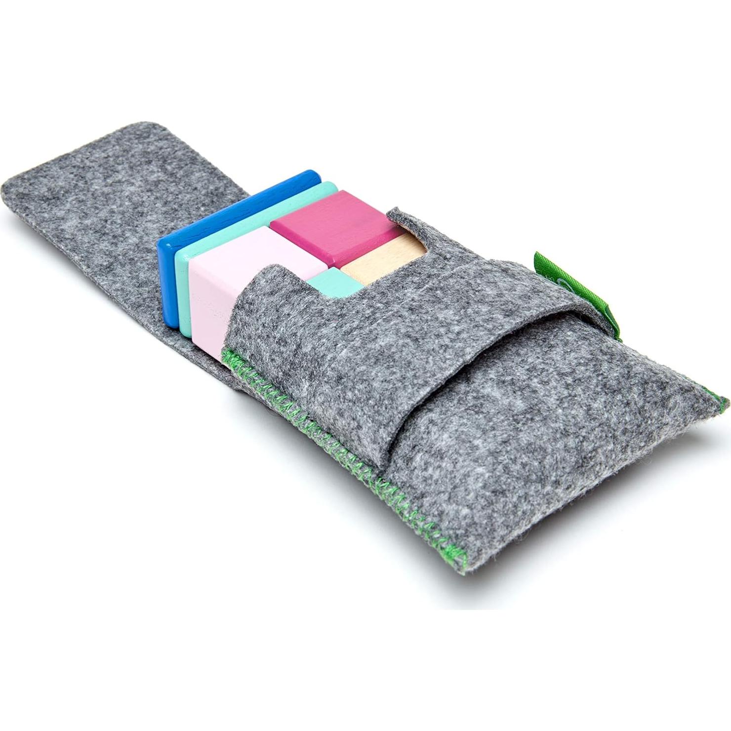 Juego de Bloques Magnéticos Tegu de Madera 8 Piezas Floración