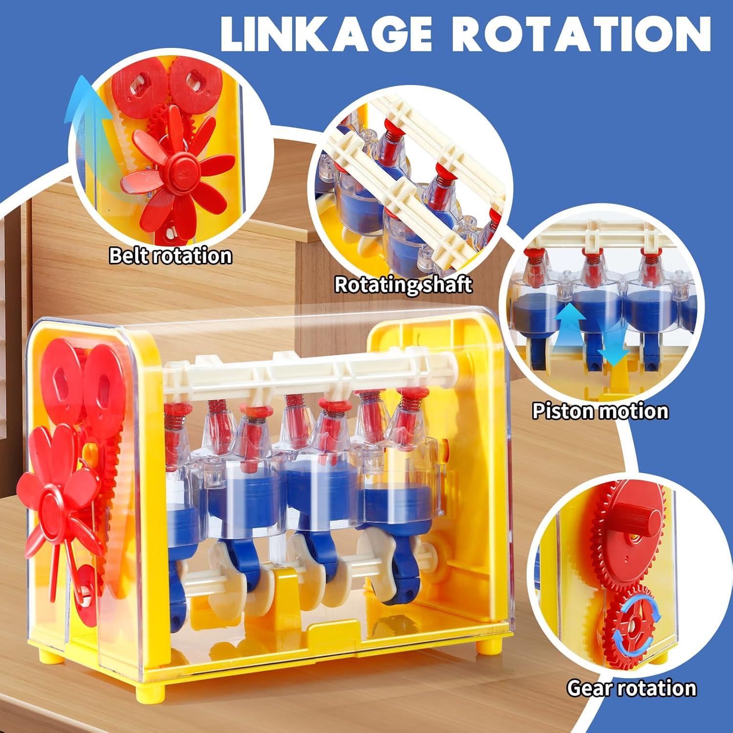 Juguete de Construcción de Motor BBnote Amarillo 3+ Años