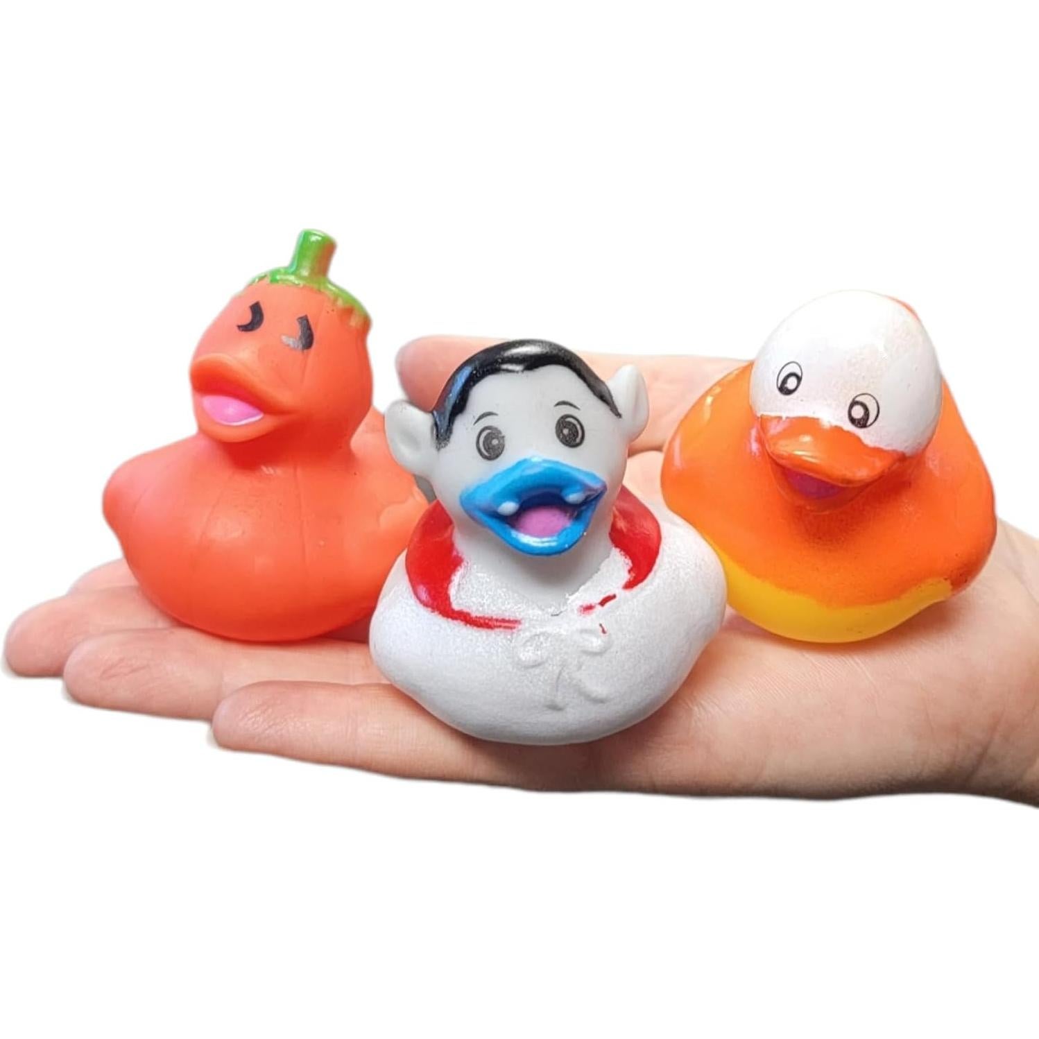 Patitos de goma de Halloween AMERICAN WIT - Paquete de 12
