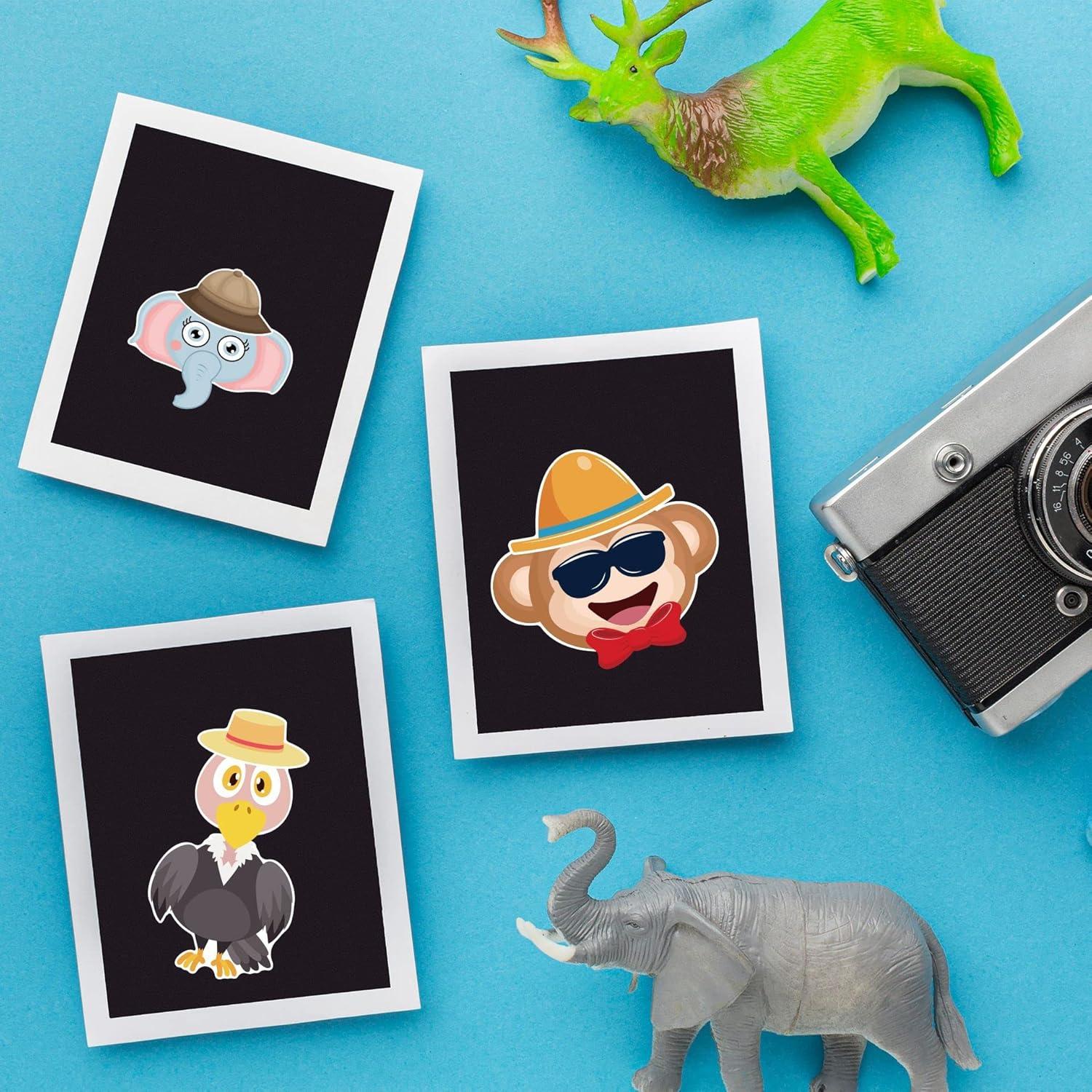 24 Hojas Stickers Animales T-Antrix para Niños 21x15 cm