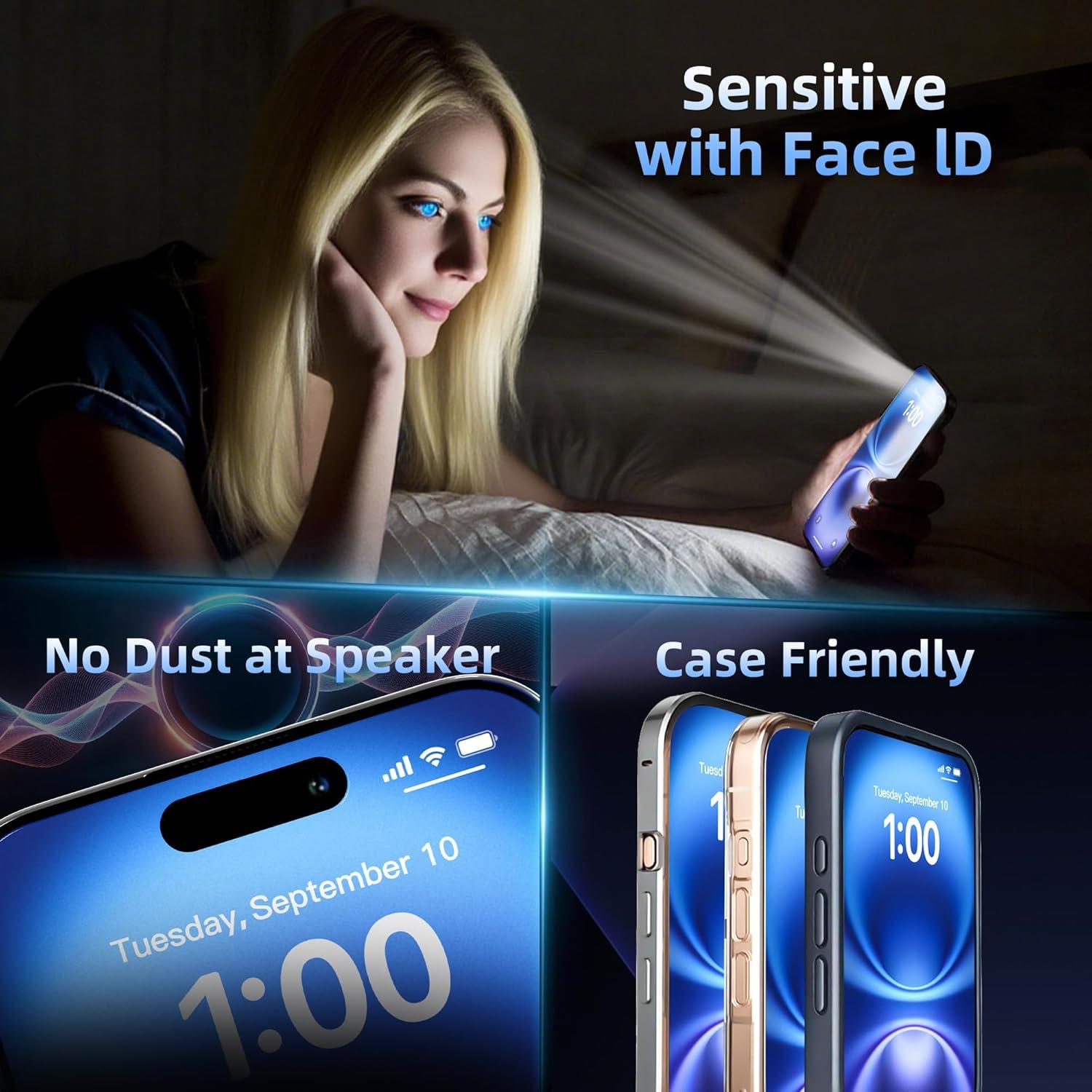 Protector de Pantalla Privada Tijotsushi para iPhone 13/13 Pro/14 360°