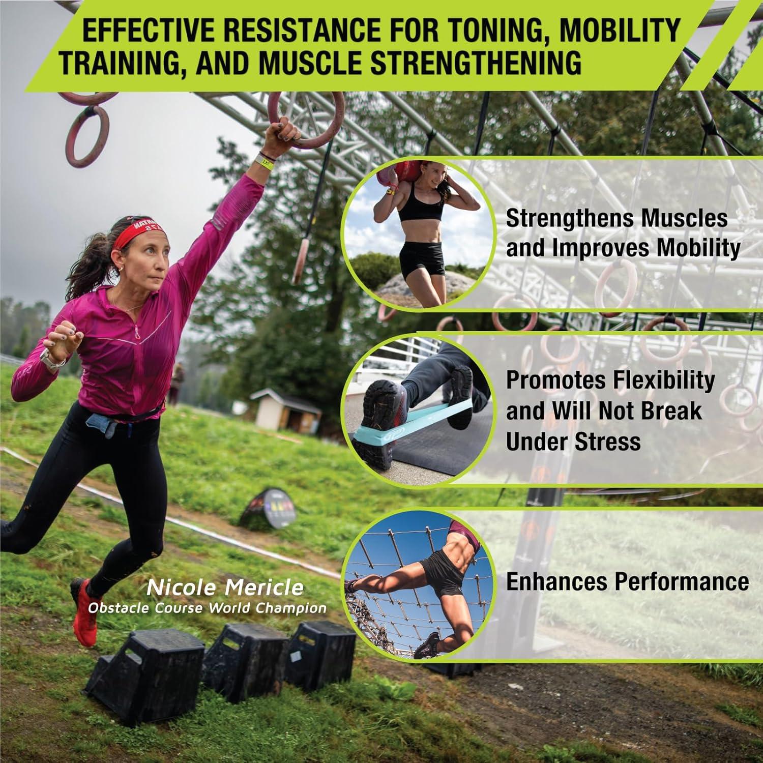 Bandas de Resistencia Pro-Tec Athletics - Ligera, Media, Pesada