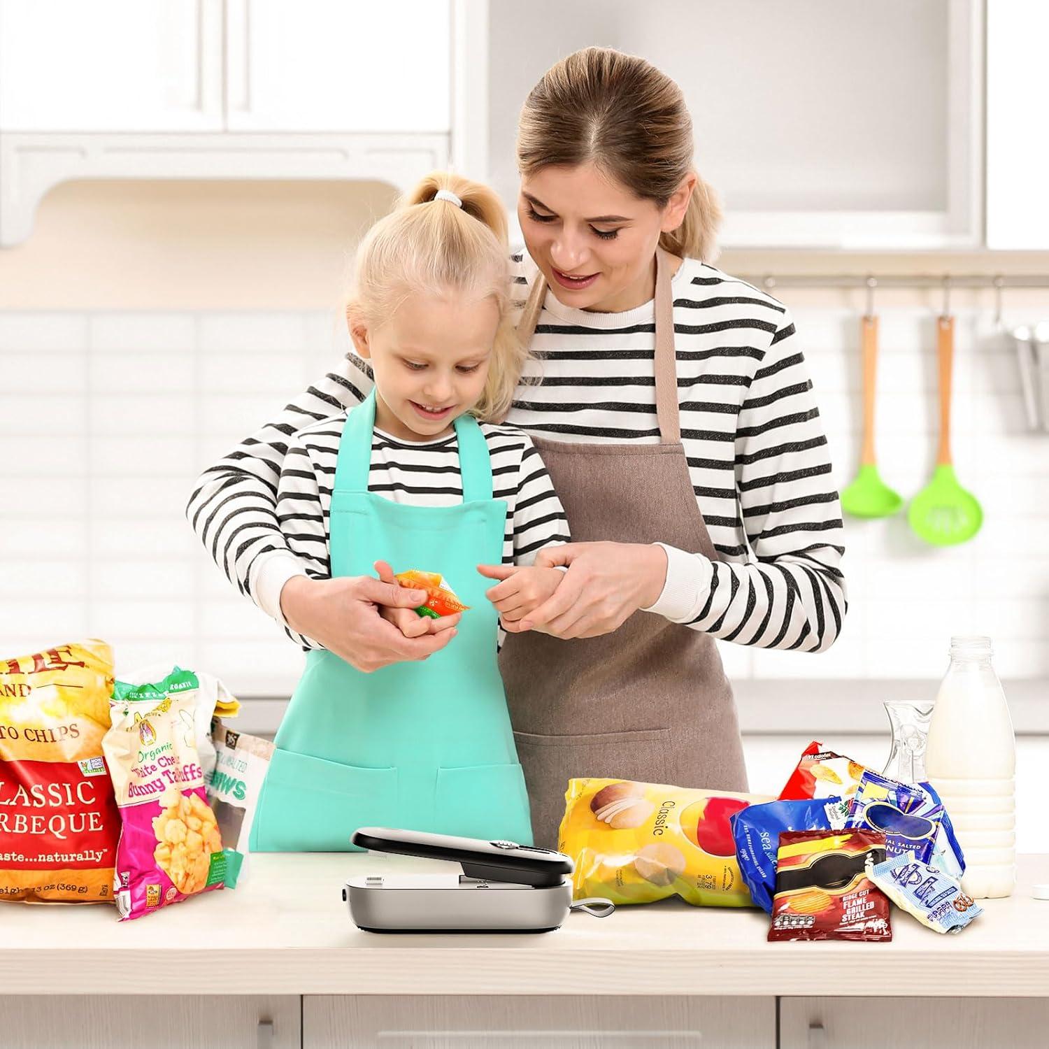 Sello de Bolsa 2 en 1 ODSD - Cortador y Sello de Calor Portátil