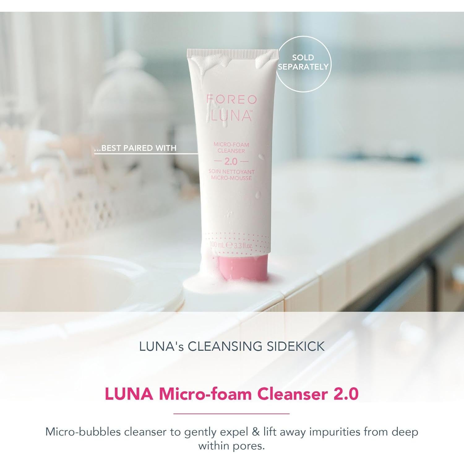 Cepillo Facial FOREO LUNA mini 3 - Limpieza Suave y Efectiva