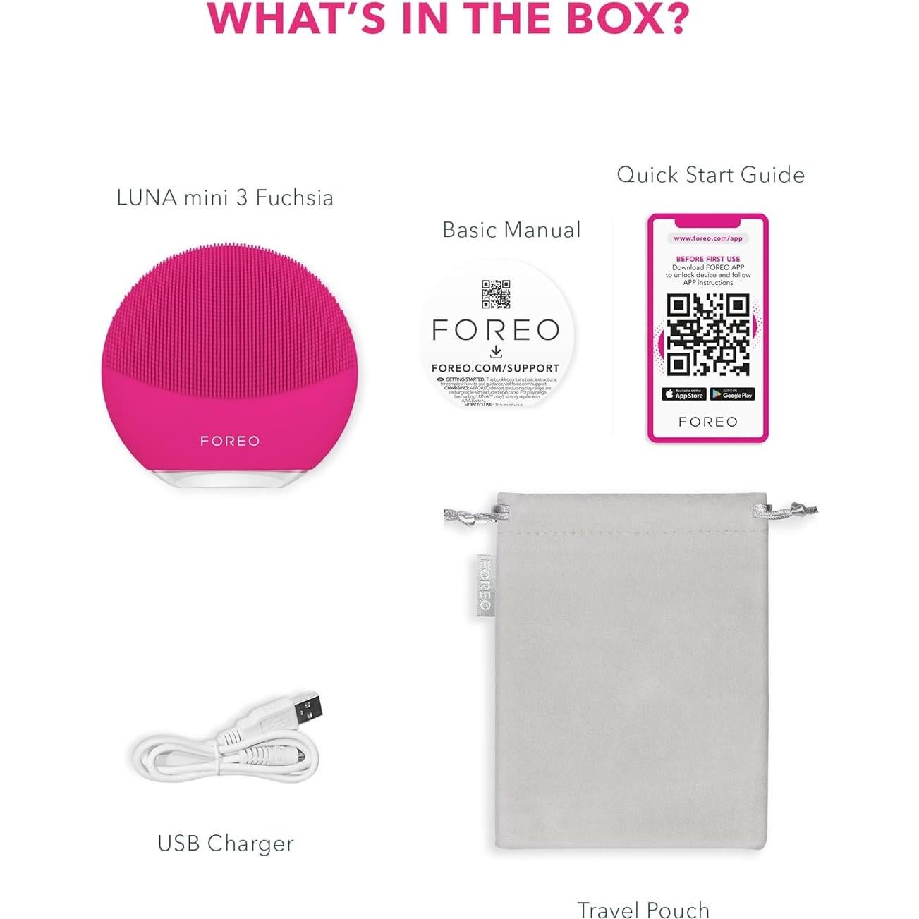 Cepillo Facial FOREO LUNA mini 3 - Limpieza Suave y Efectiva