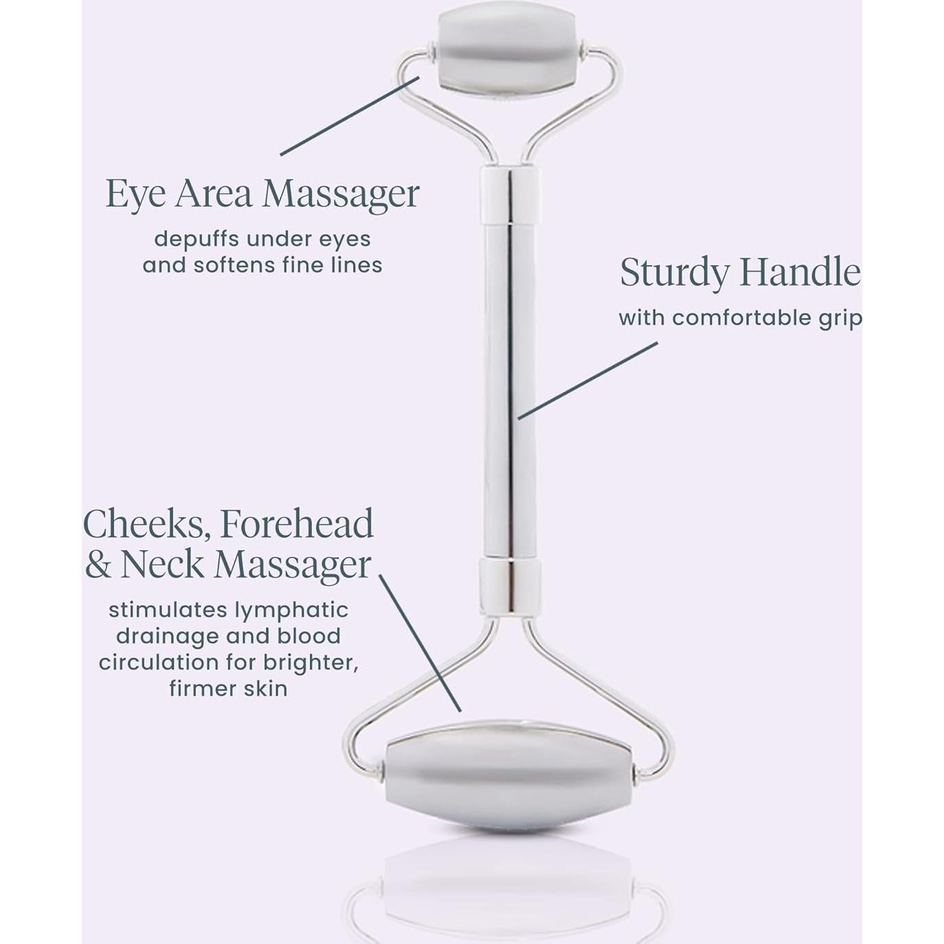 Rodillo Facial Wonderskin Liquid Gym de Acero Inoxidable 19 cm