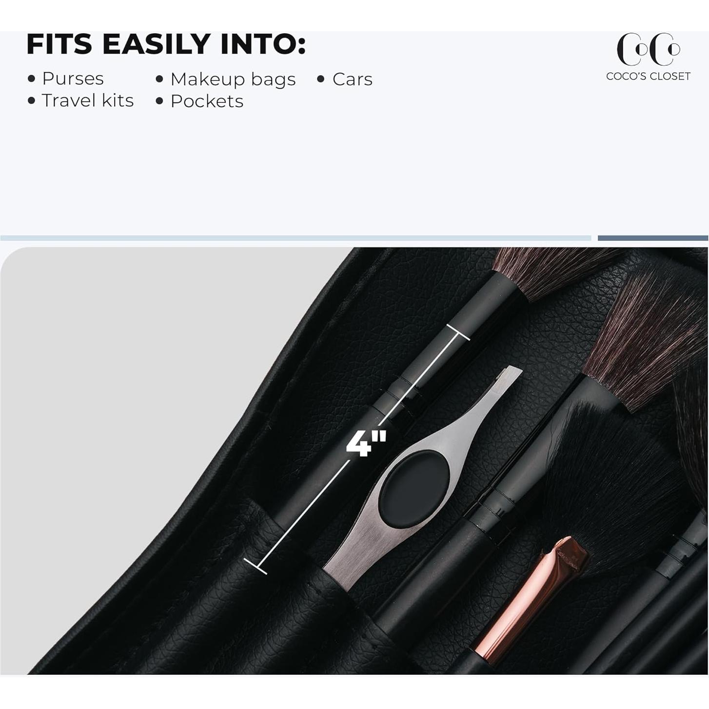 Pinzas de Cejas de Precisión Closet de Coco - Acero Inoxidable