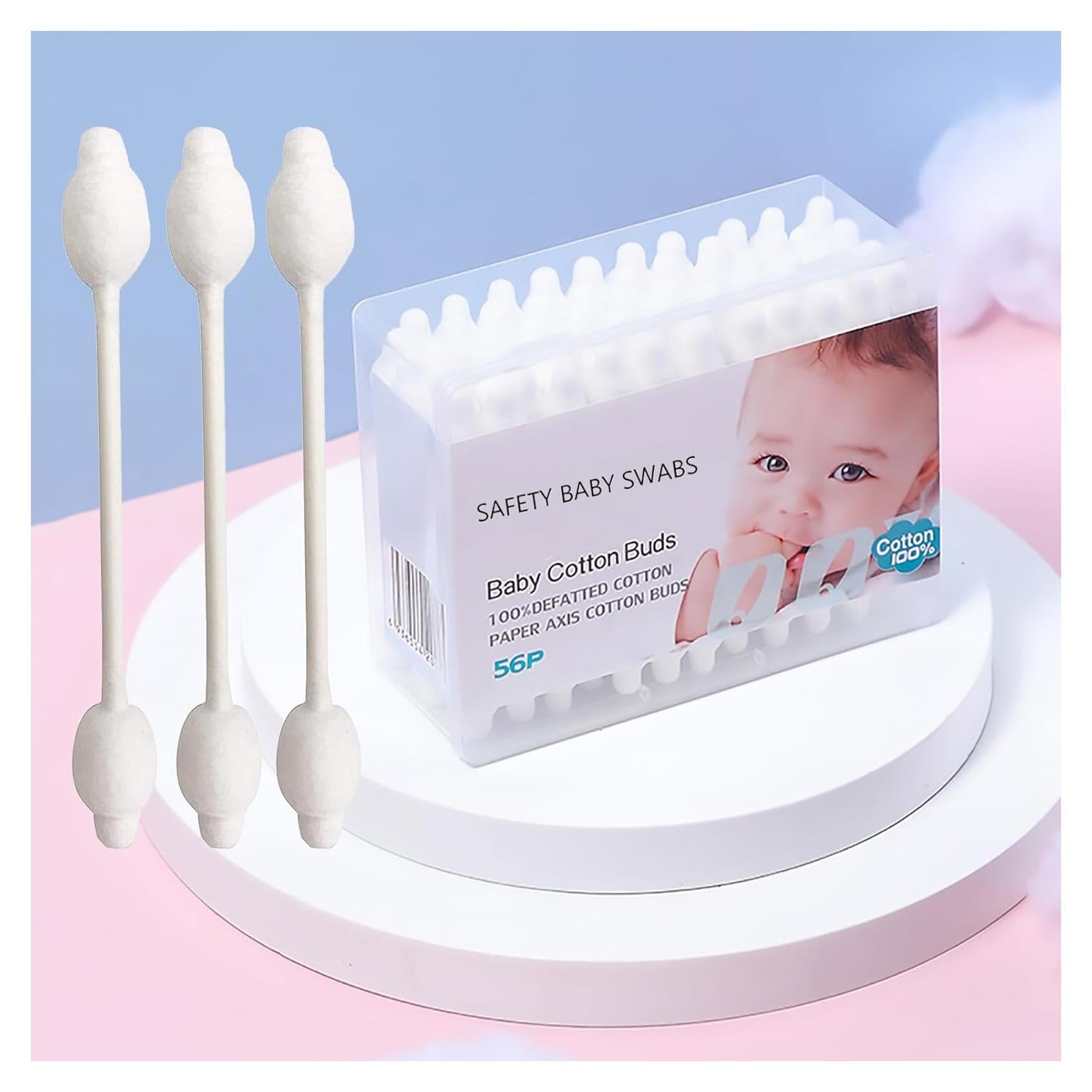 Hisopos de Algodón para Bebés Cayxenful - 224 Piezas Seguros