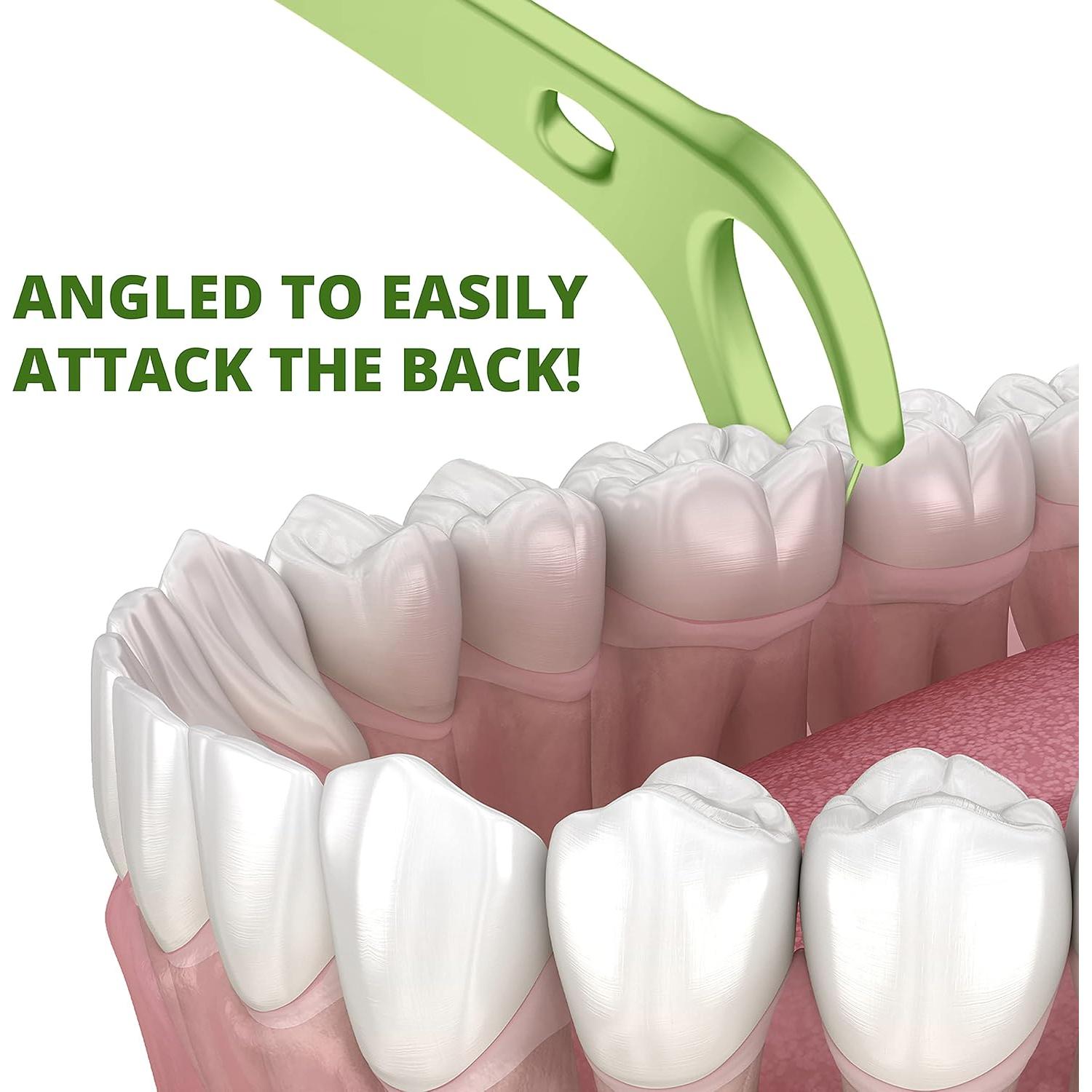 Flossers Dentales Plackers Micro Menta 75 Unidades