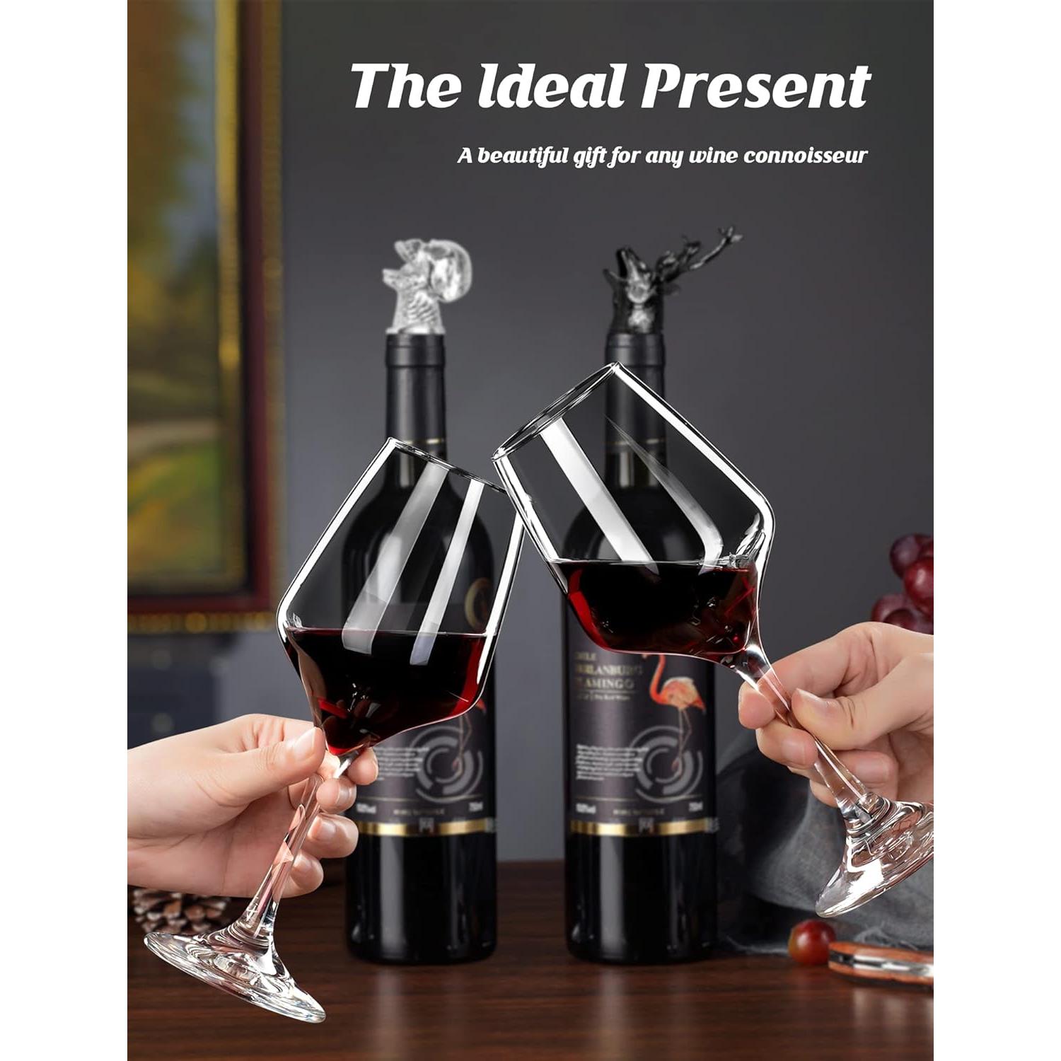 Vertedor de vino Anvy Lunda en forma de ciervo plateado