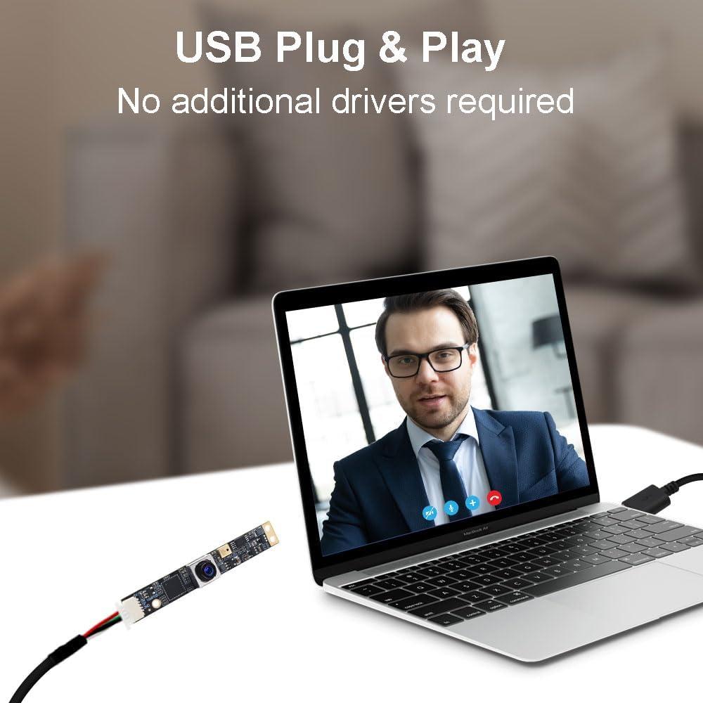 Cámara USB MMlove 16MP FHD Enfoque Automático Micrófono