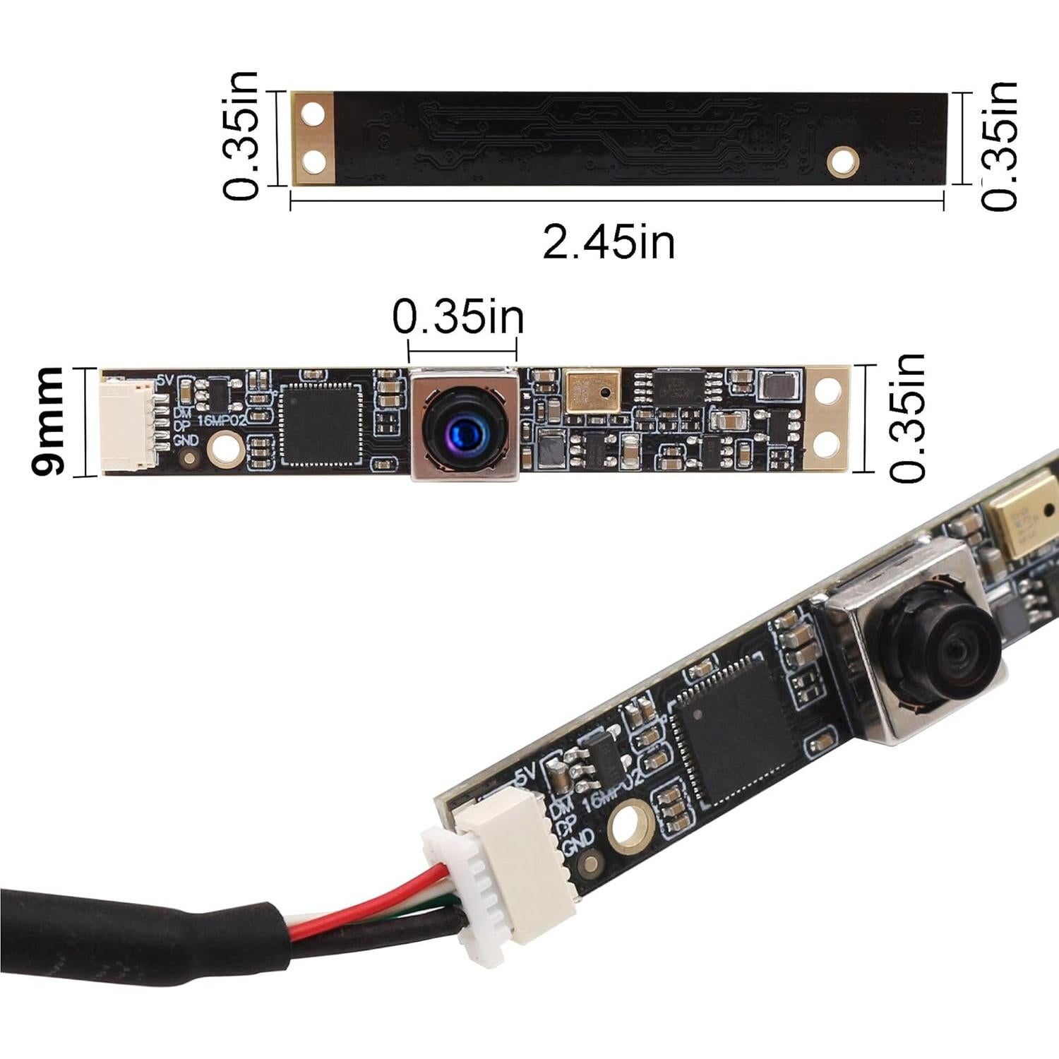 Cámara USB MMlove 16MP FHD Enfoque Automático Micrófono