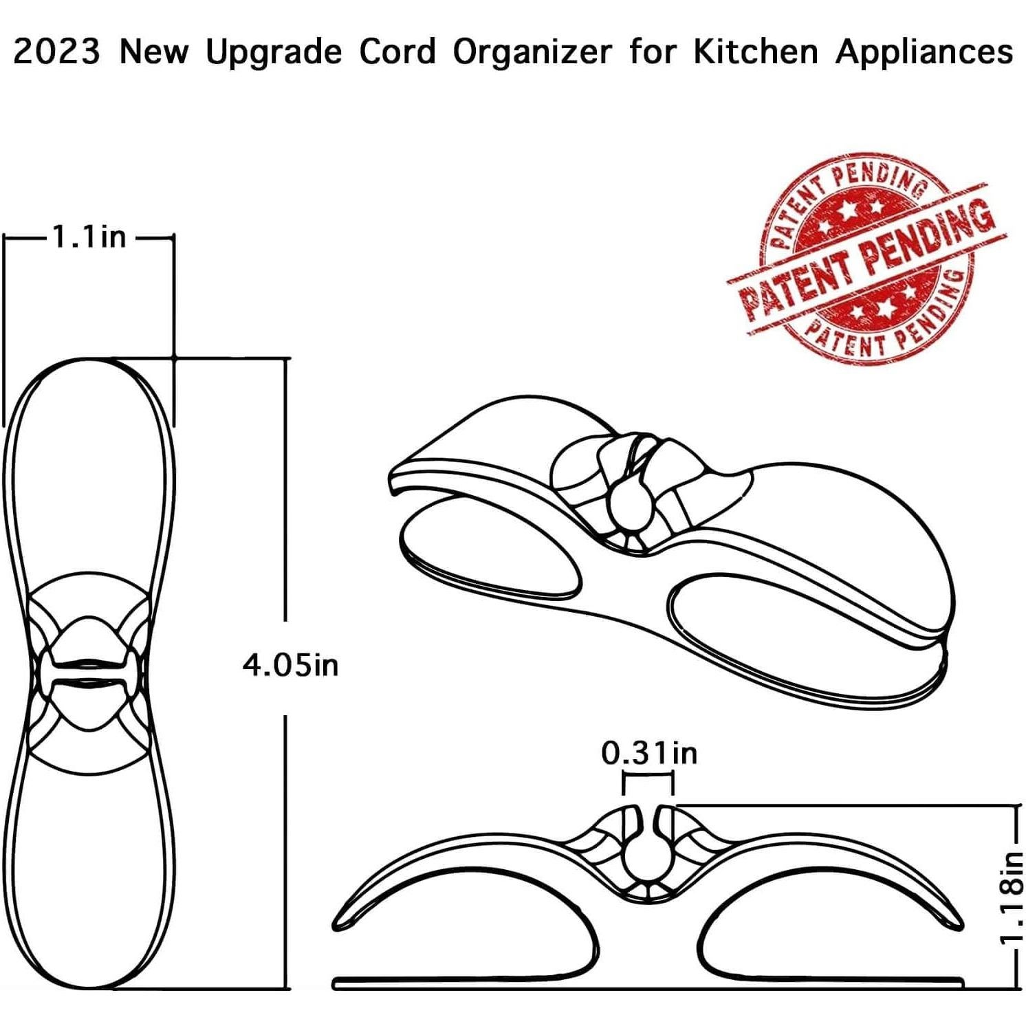 Organizador de Cables para Electrodomésticos AFunCrafter Negro