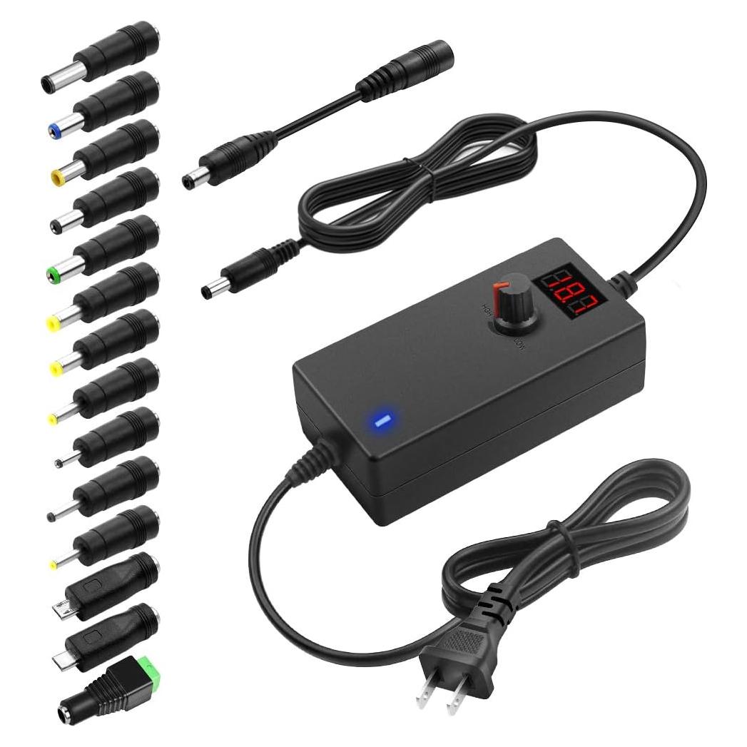 Adaptador de corriente universal SHNITPWR 24W 3V-24V ajustable