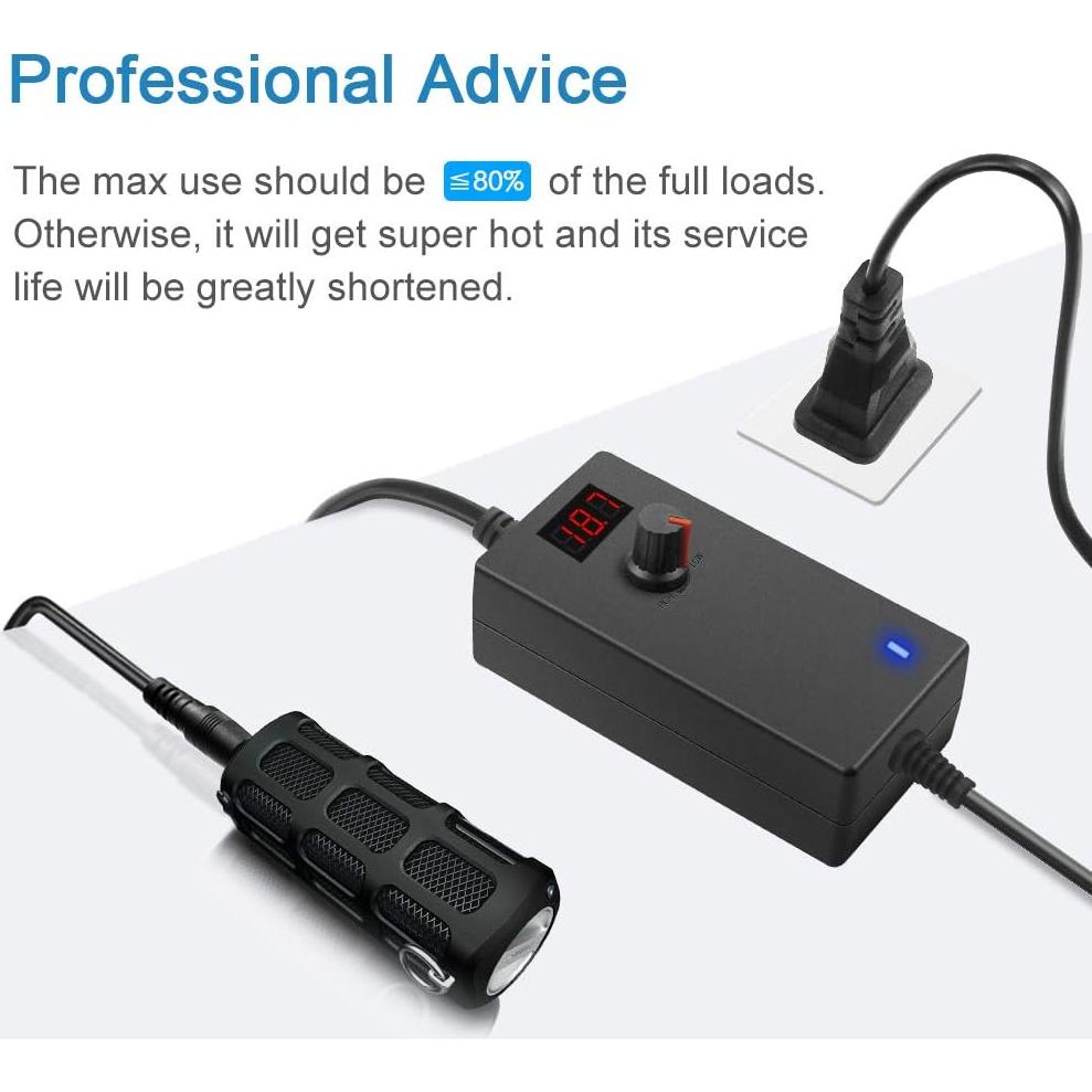 Adaptador de corriente universal SHNITPWR 24W 3V-24V ajustable