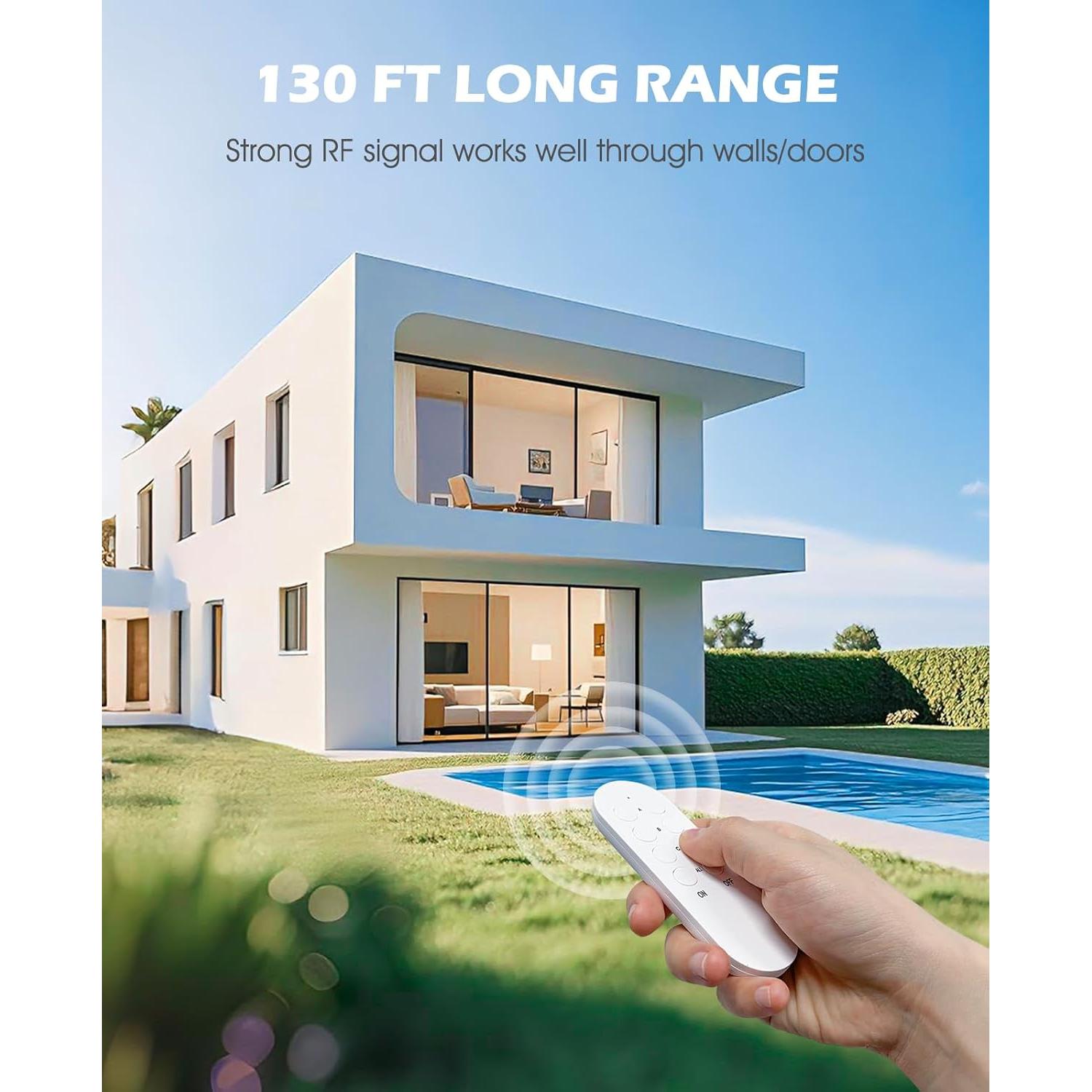 Control Remoto Inalámbrico SURNICE 10A 1200W para Luces