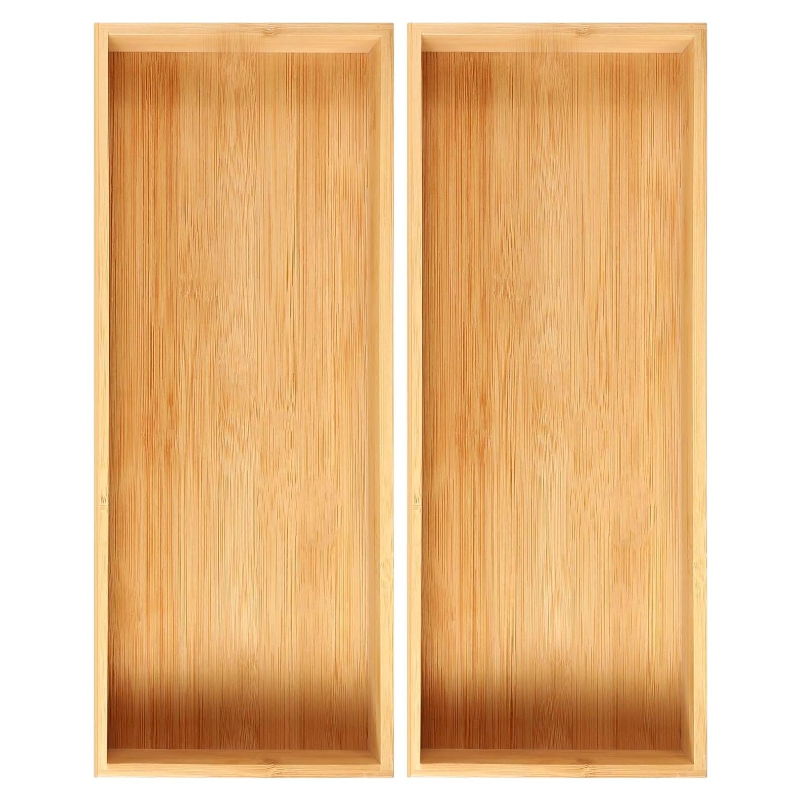 Organizador de Cajones Fabsome de Bambú Natural - Juego de 2