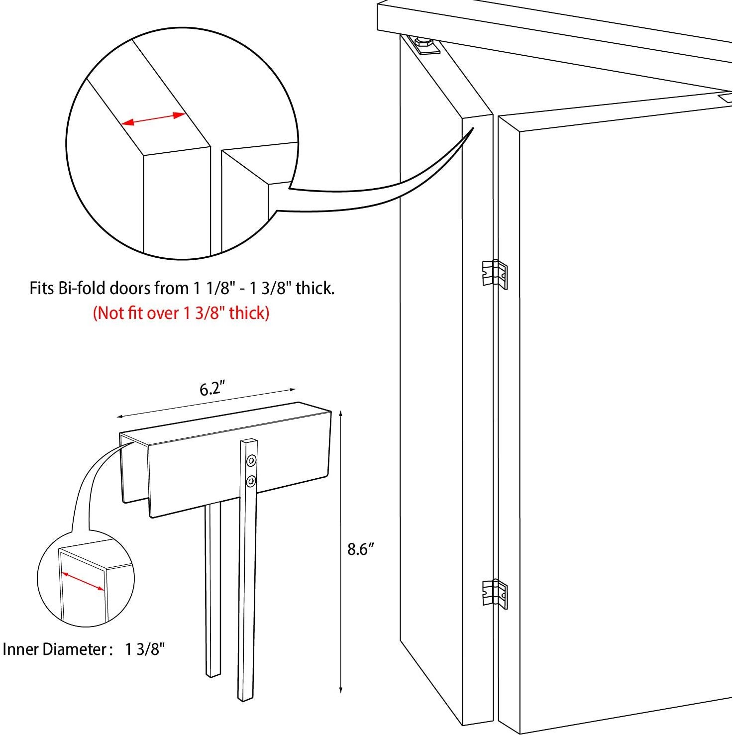 Cerradura de Seguridad Bifold BILLROAD para Niños y Mascotas