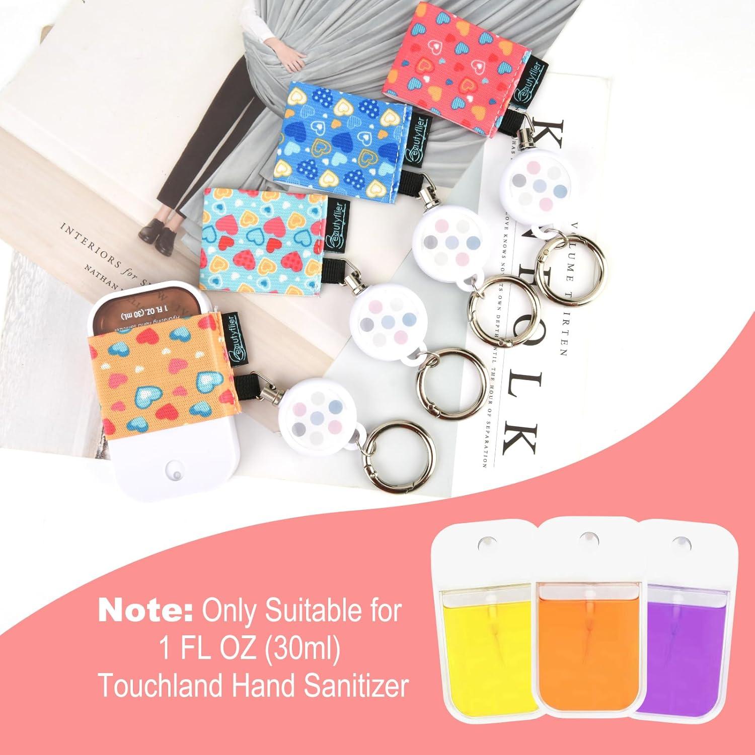 Pack de 4 Fundas Elásticas Beautyflier para Spray 30ml Corazón