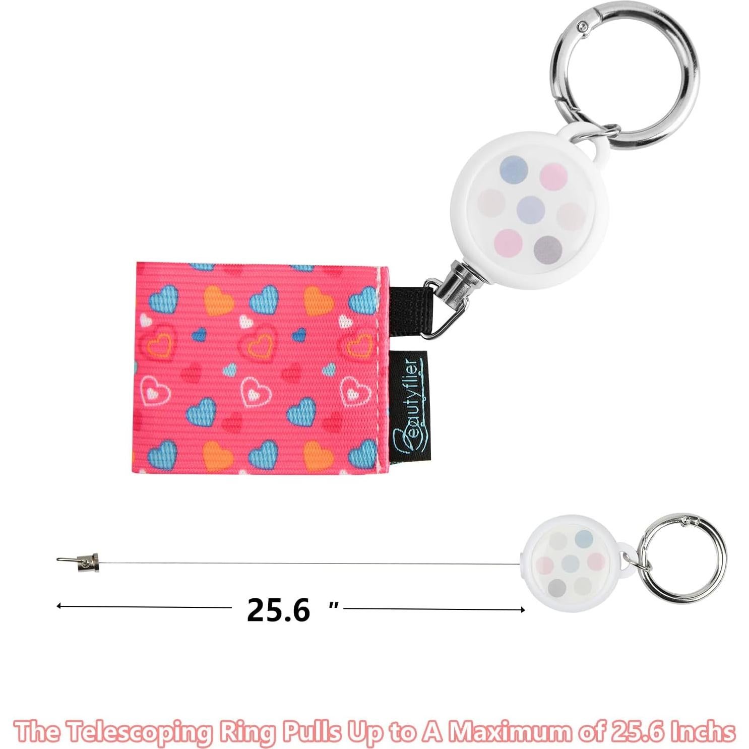 Pack de 4 Fundas Elásticas Beautyflier para Spray 30ml Corazón