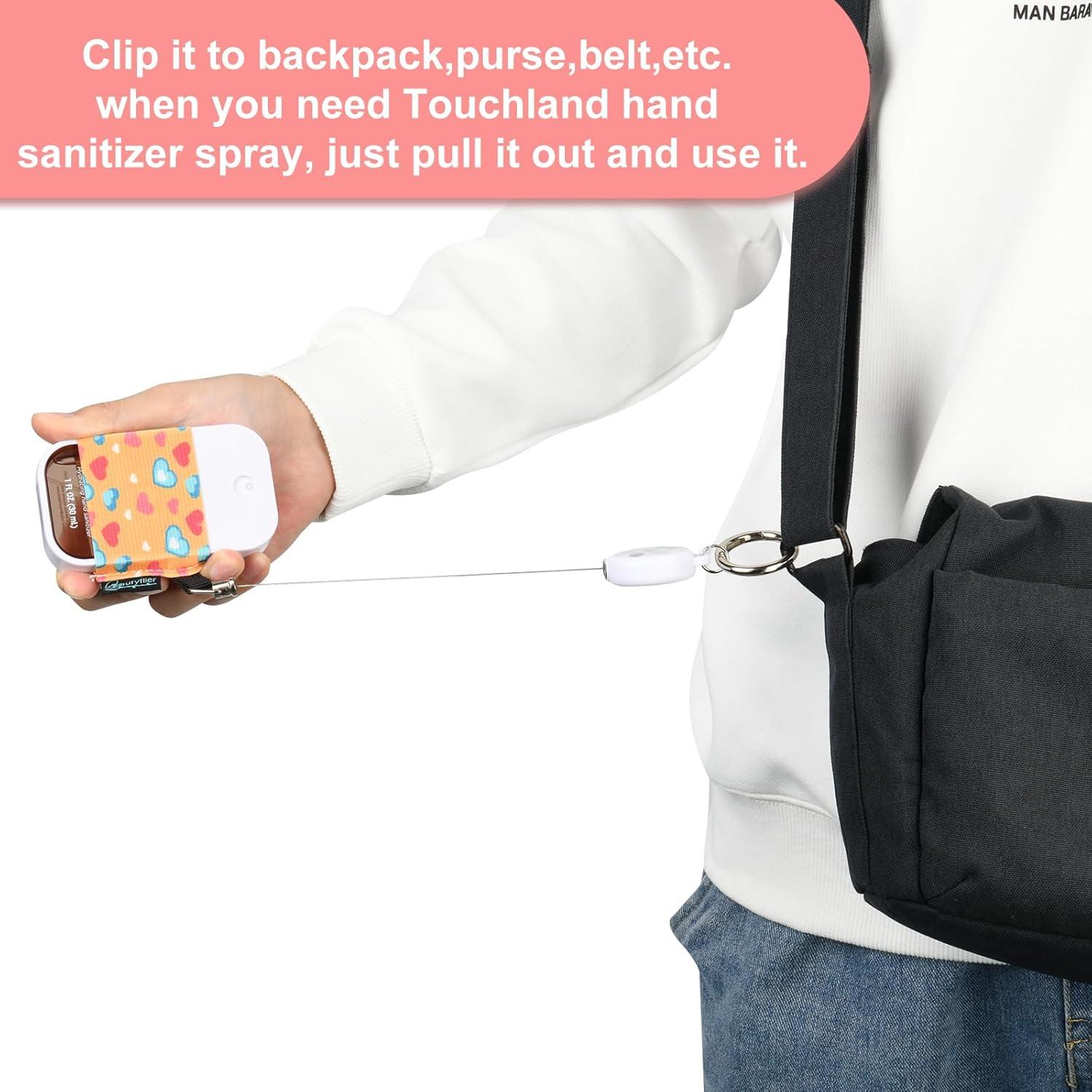 Pack de 4 Fundas Elásticas Beautyflier para Spray 30ml Corazón