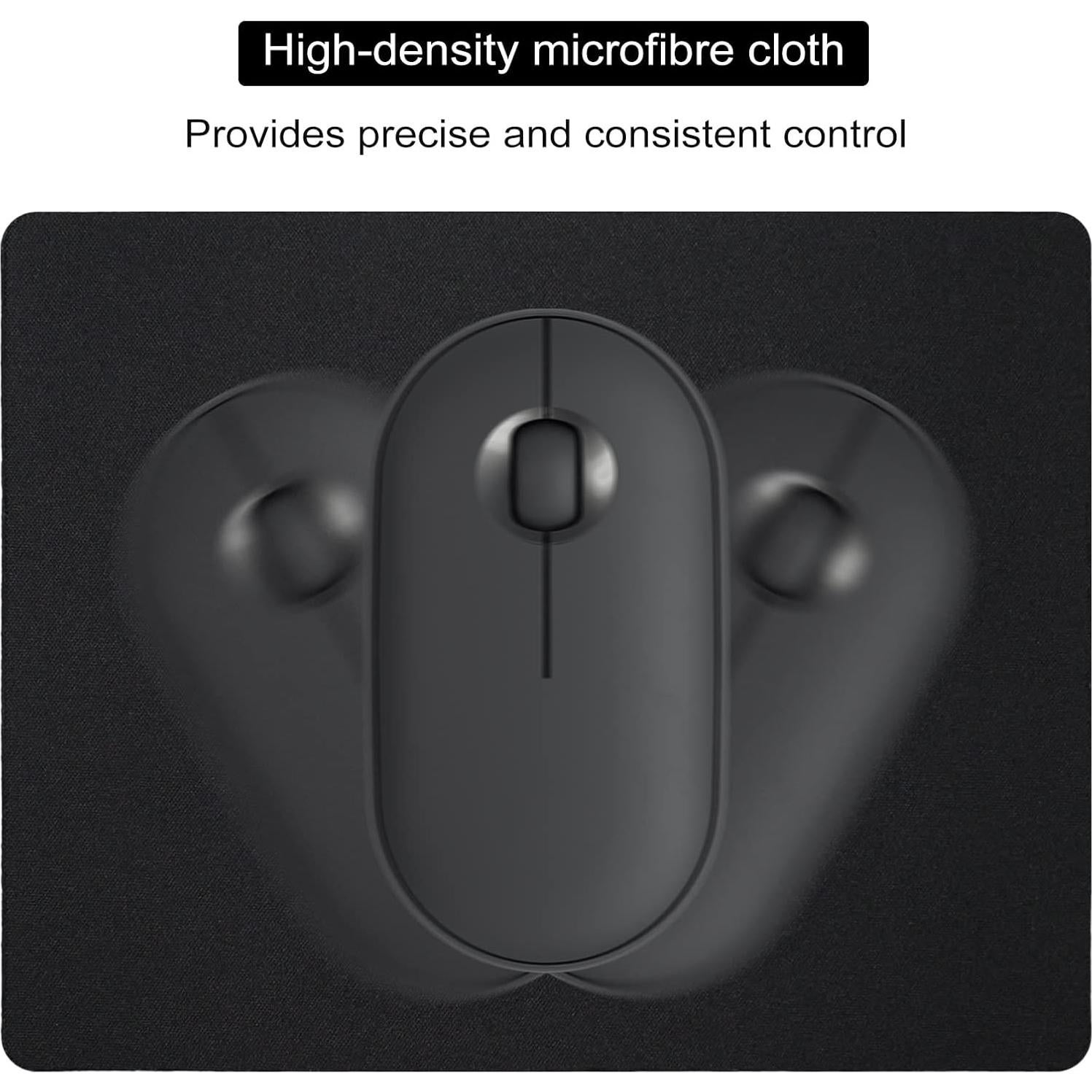 Alfombrilla de Ratón Cyanbone 3 Paquetes 13.97x17.78cm Negra