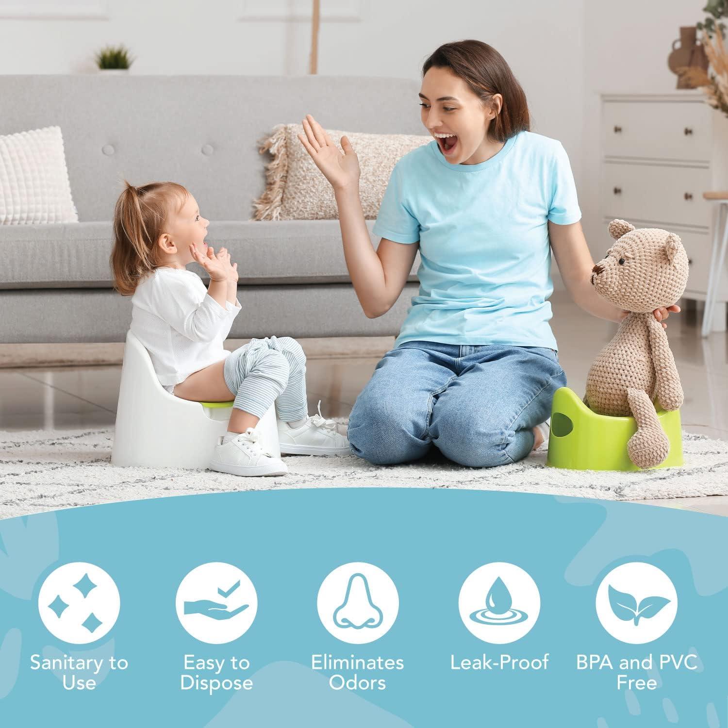 Forros y Almohadillas Desechables TidyTots para Orinal OXO 16 Unidades