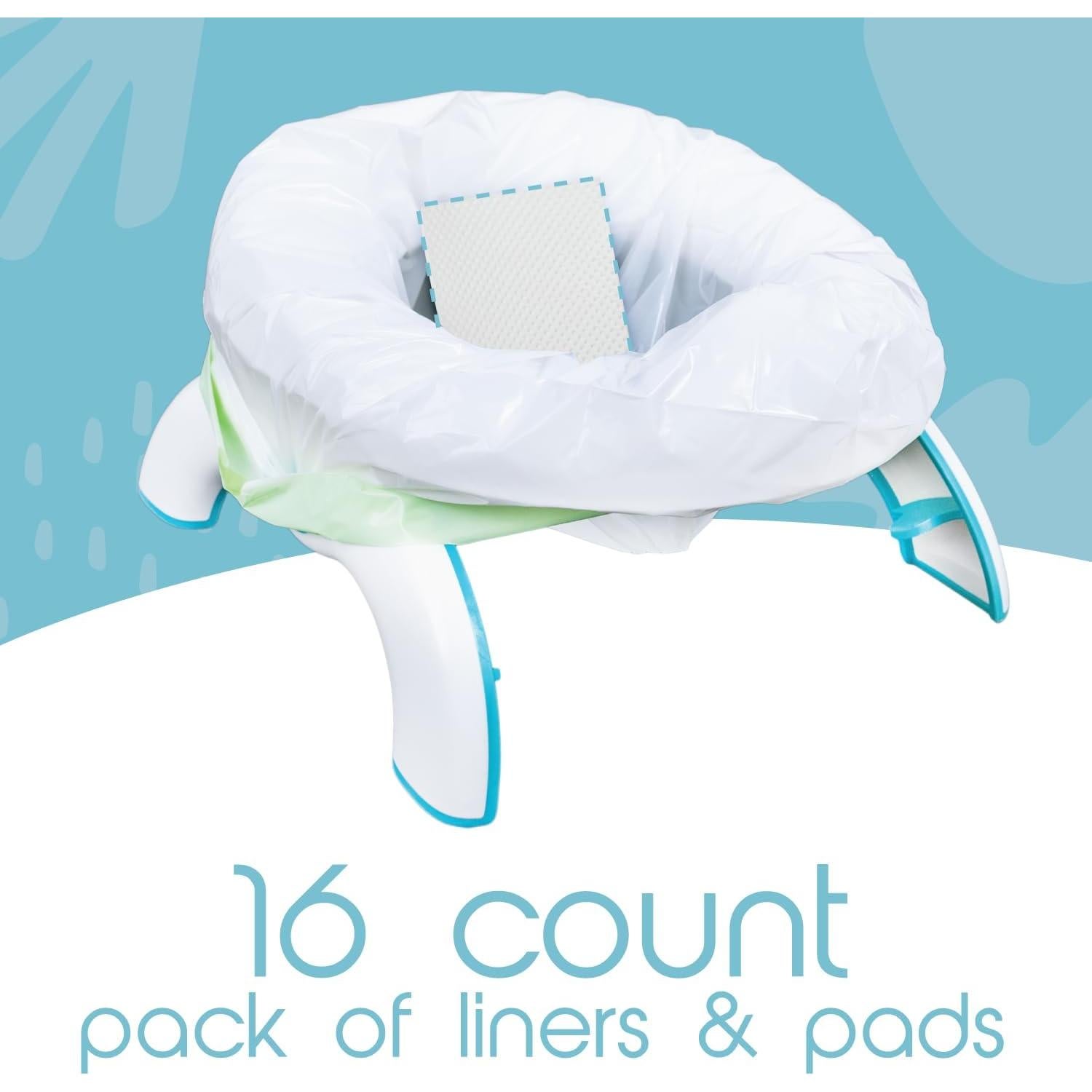 Forros y Almohadillas Desechables TidyTots para Orinal OXO 16 Unidades