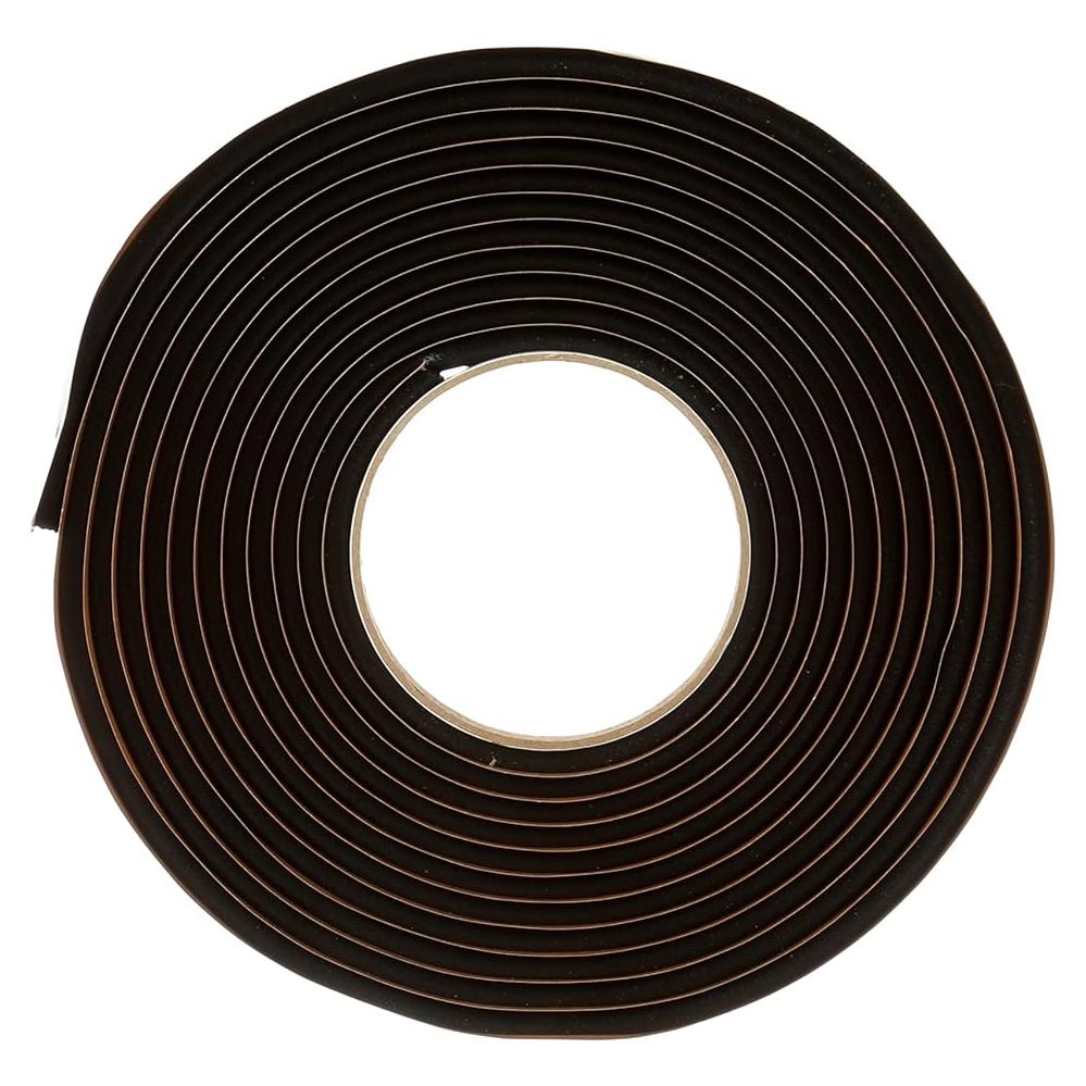 Cinta Sello Redonda 3M Windo-Weld 0.64 cm x 4.57 m Kit Negro