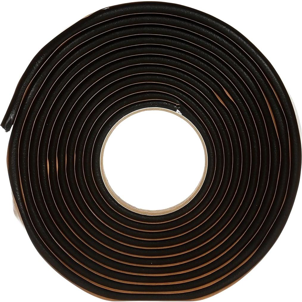 Cinta Sello Redonda 3M Windo-Weld 0.64 cm x 4.57 m Kit Negro